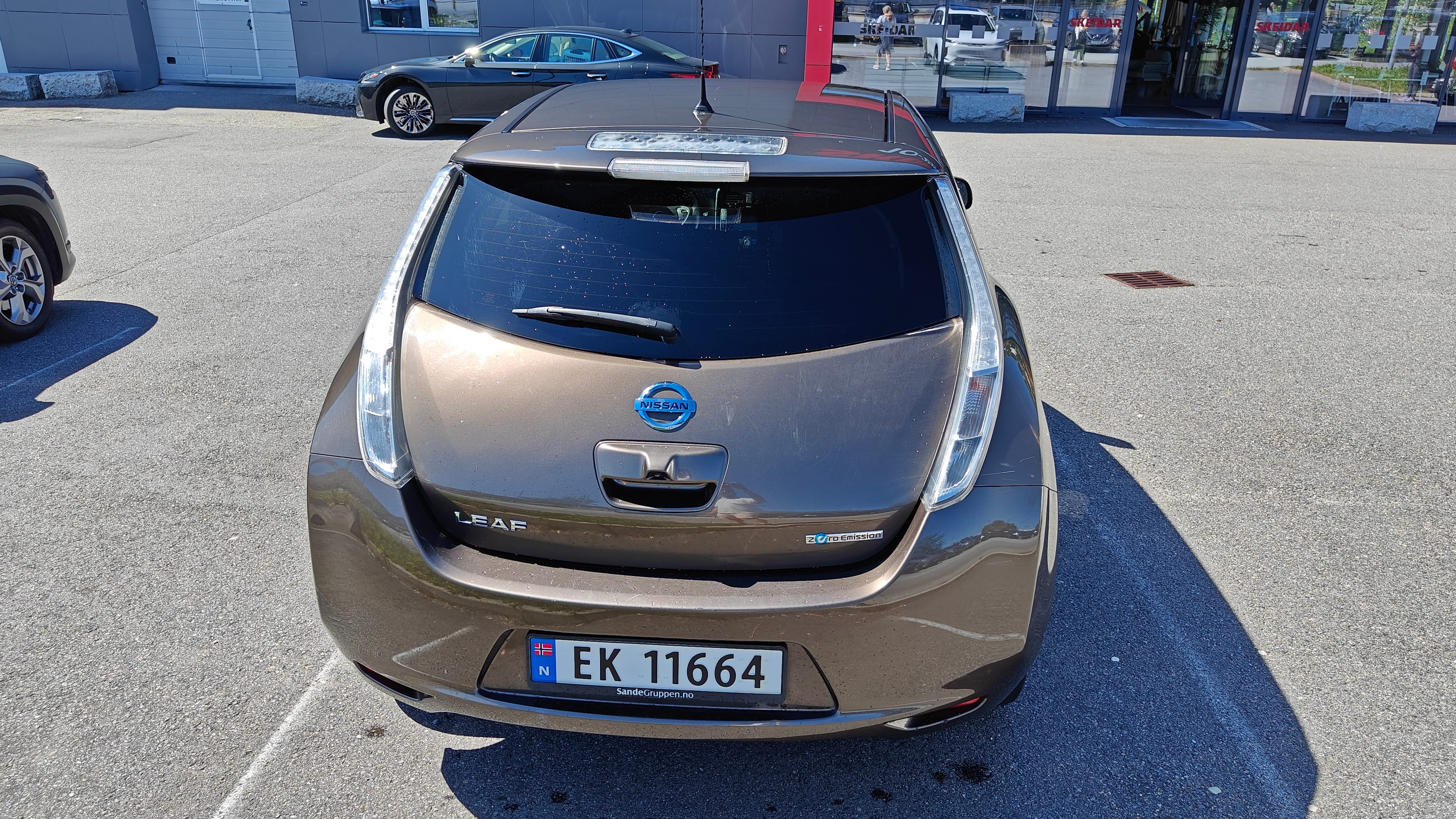 Nissan Leaf avec GPS
