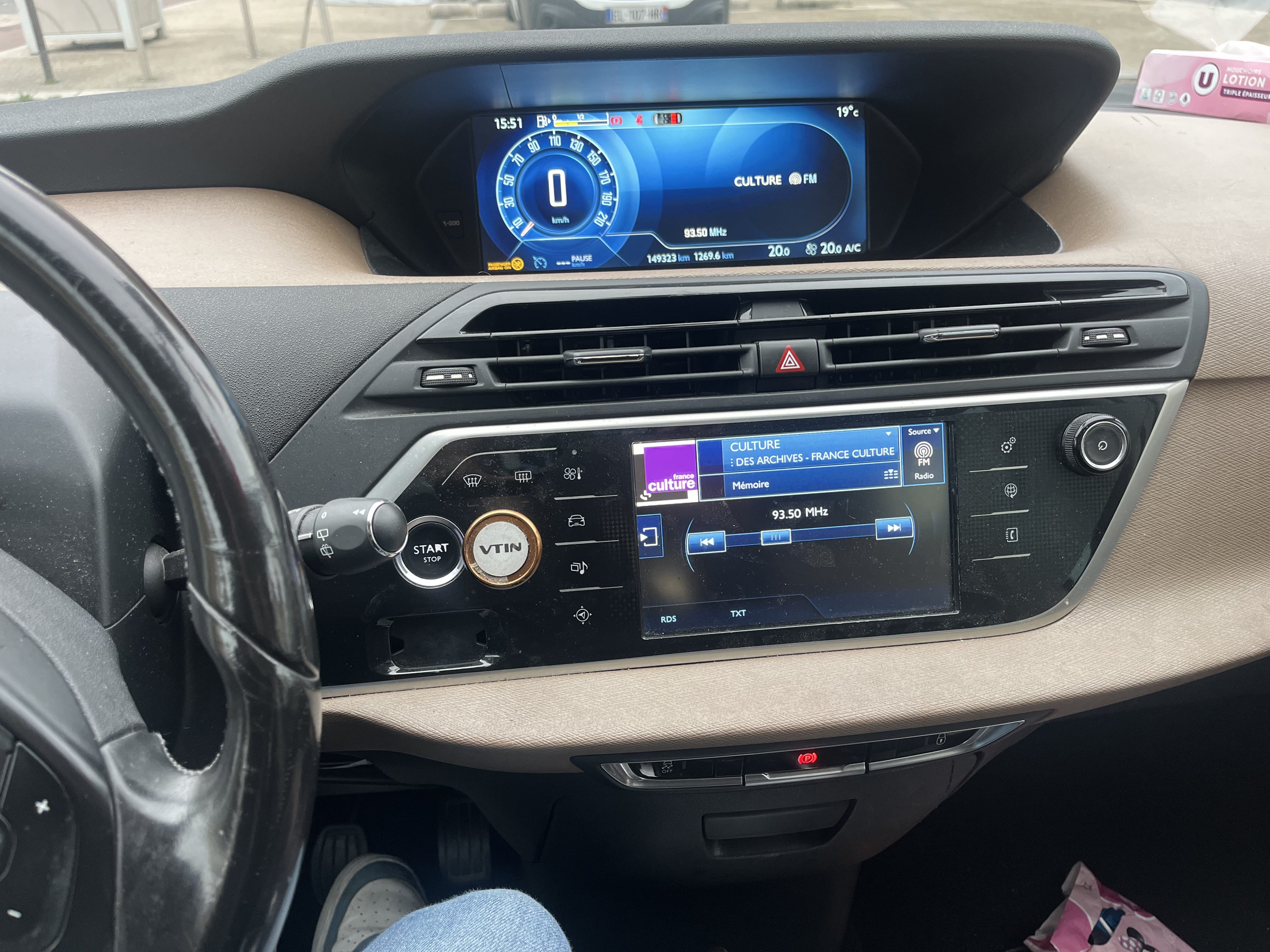 Citroen C4 Picasso avec Climatisation
