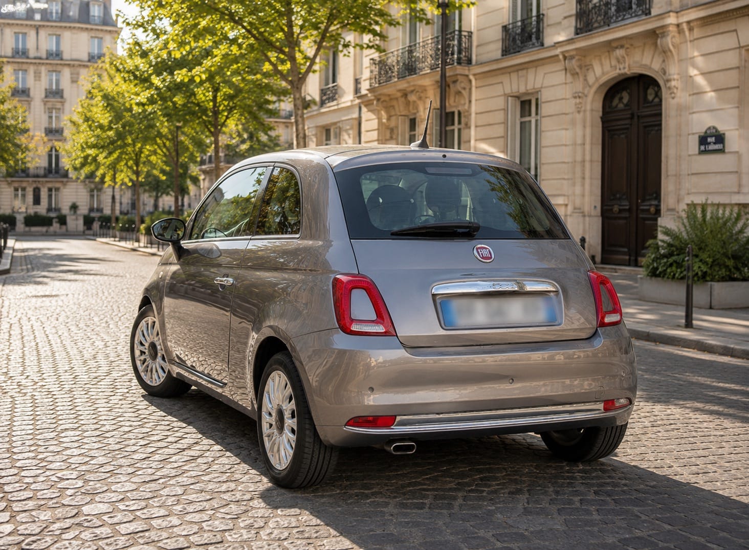 Fiat 500 avec GPS