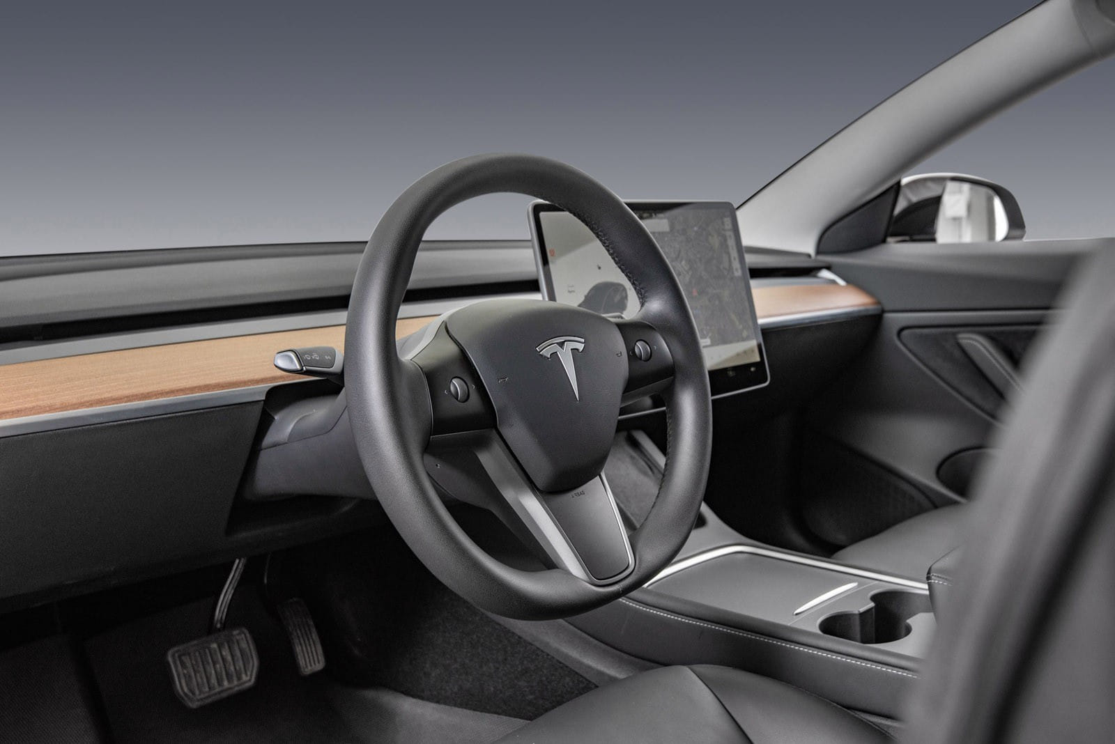 Tesla Model 3 med Cruisekontroll