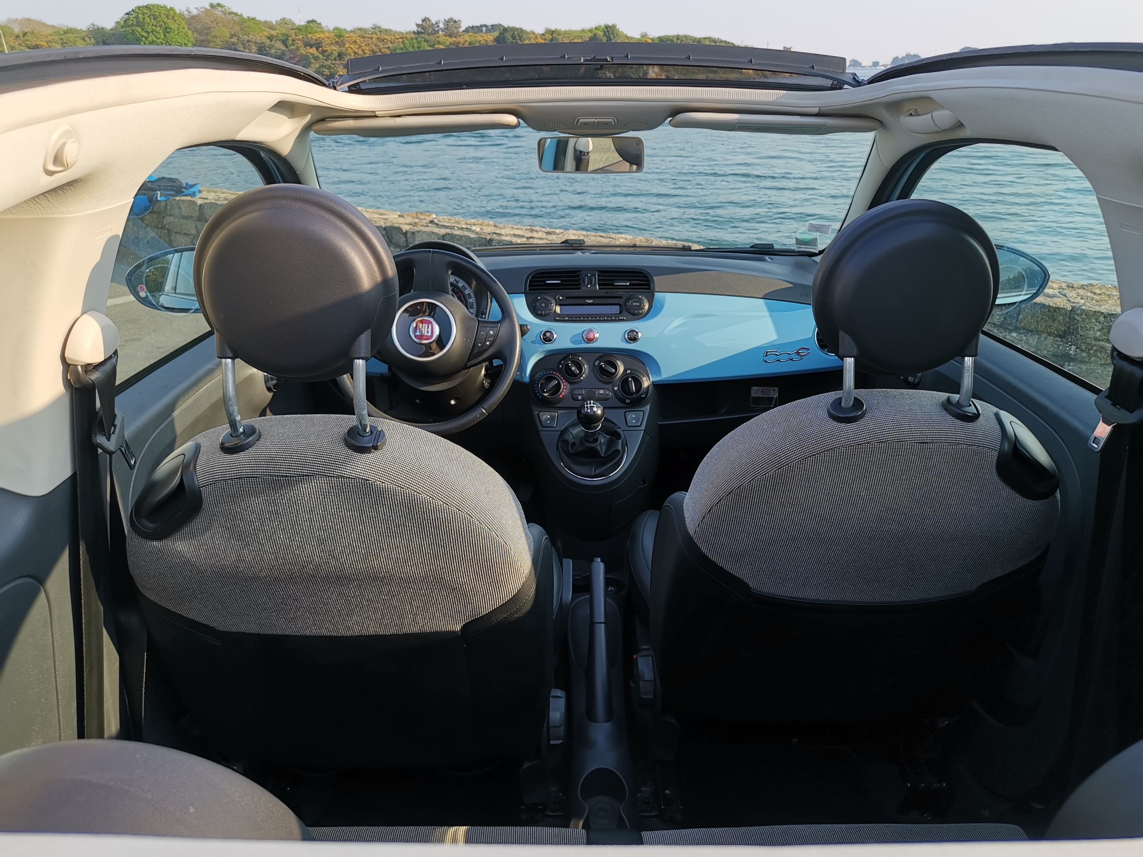 Fiat 500 C Cabriolet Version Grand Bleu