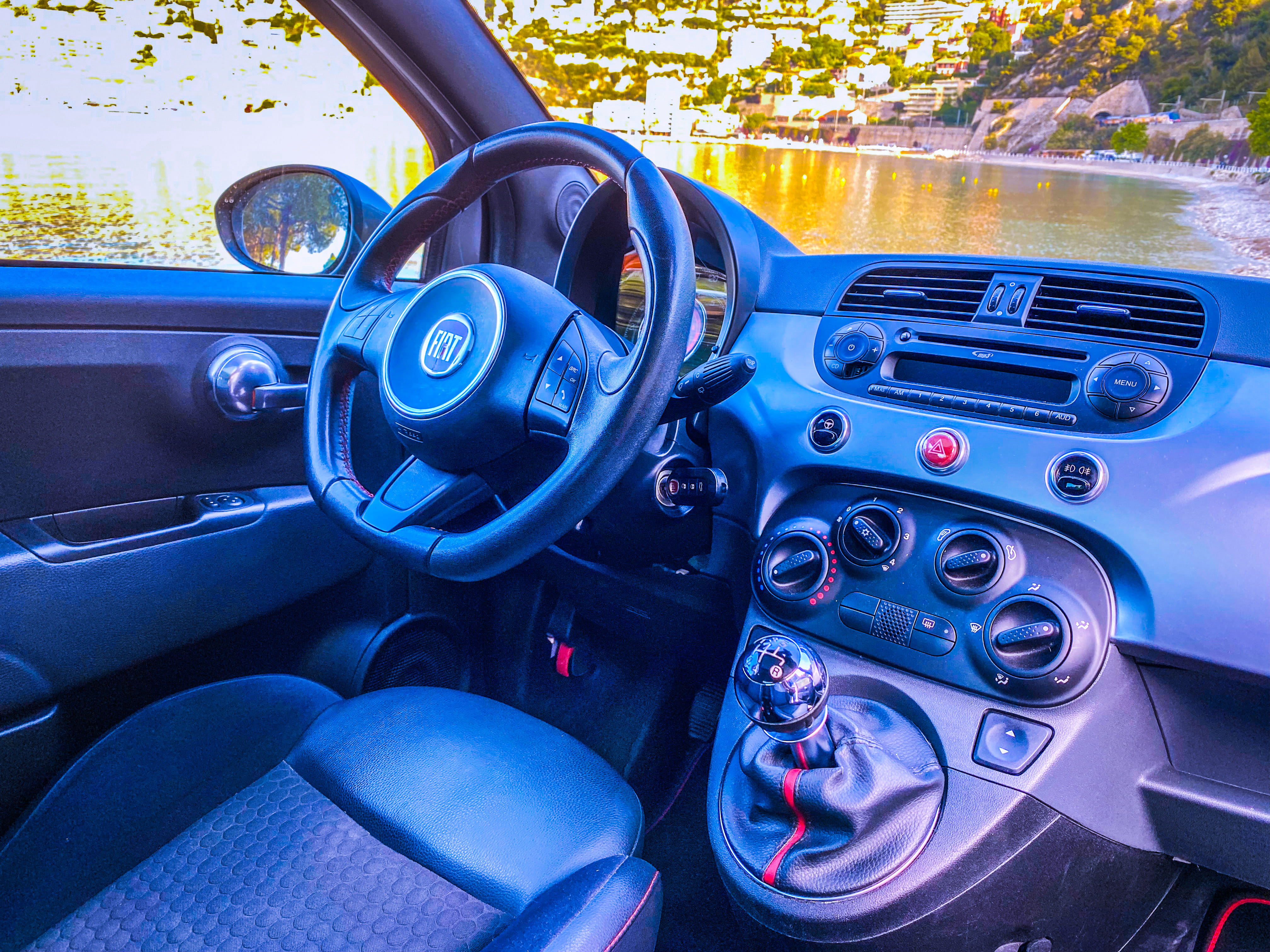 Fiat 500 924 avec Siège bébé