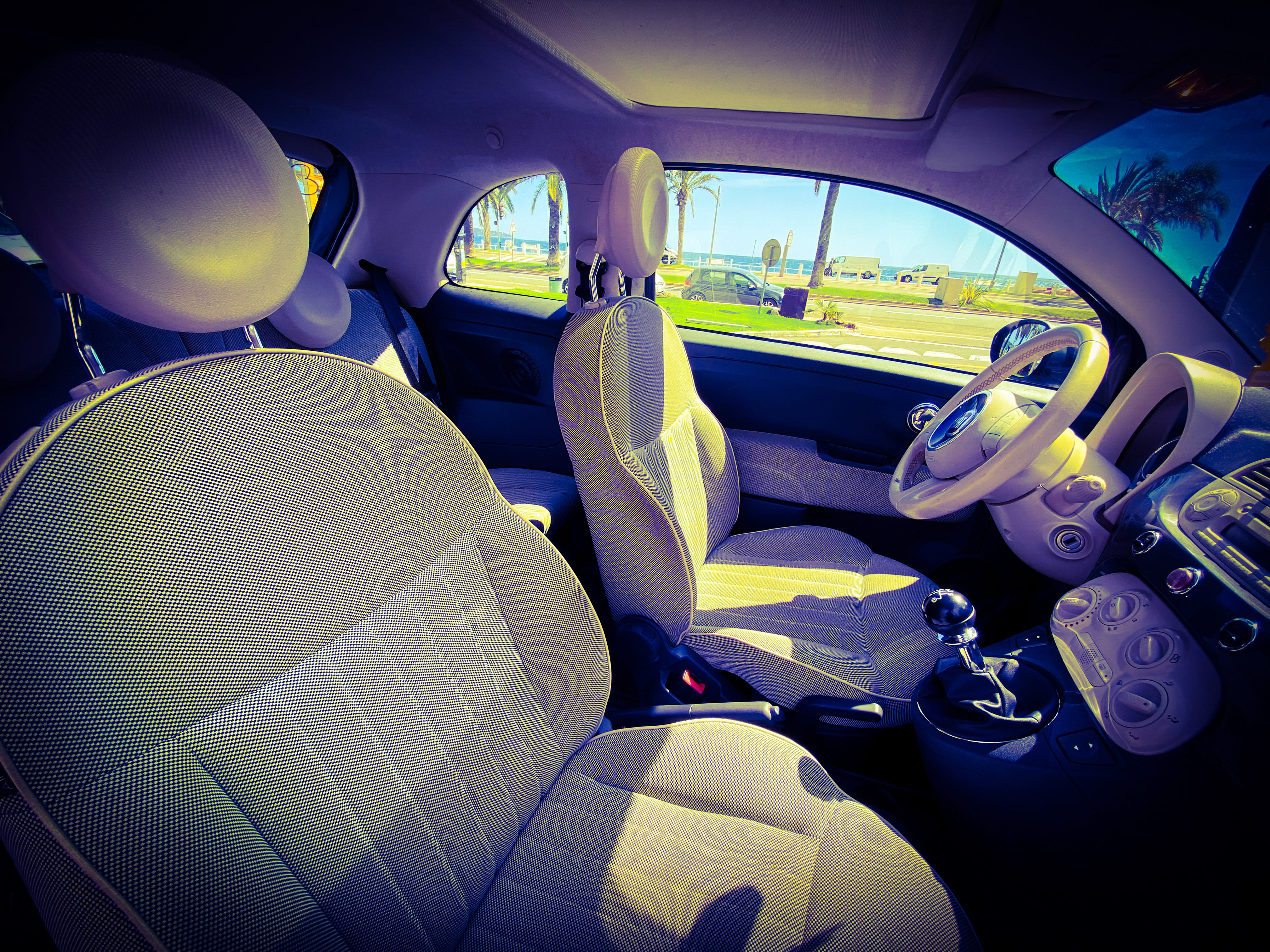 Fiat 500 457 avec Chaines