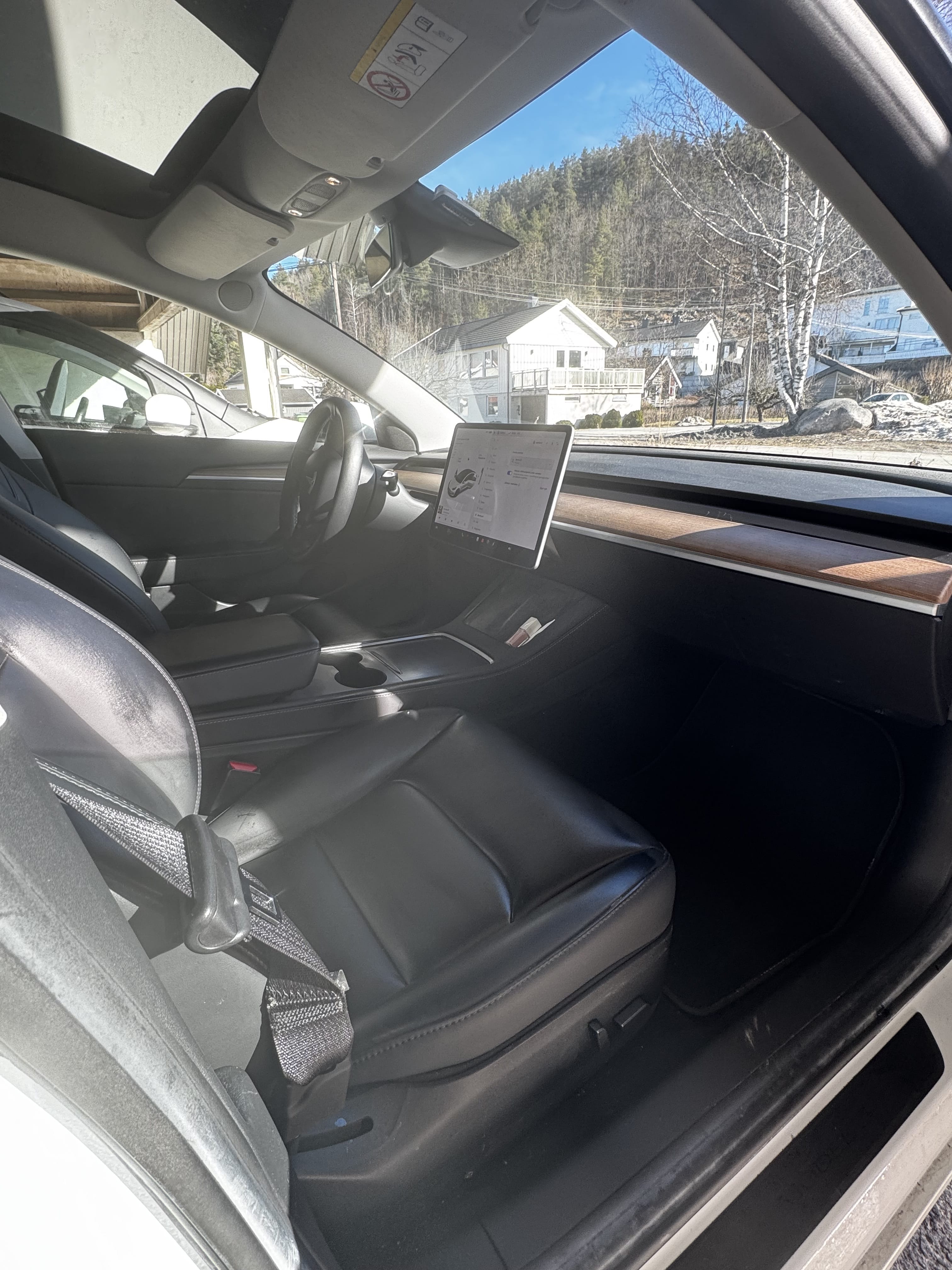 Tesla Model 3 med Cruisekontroll