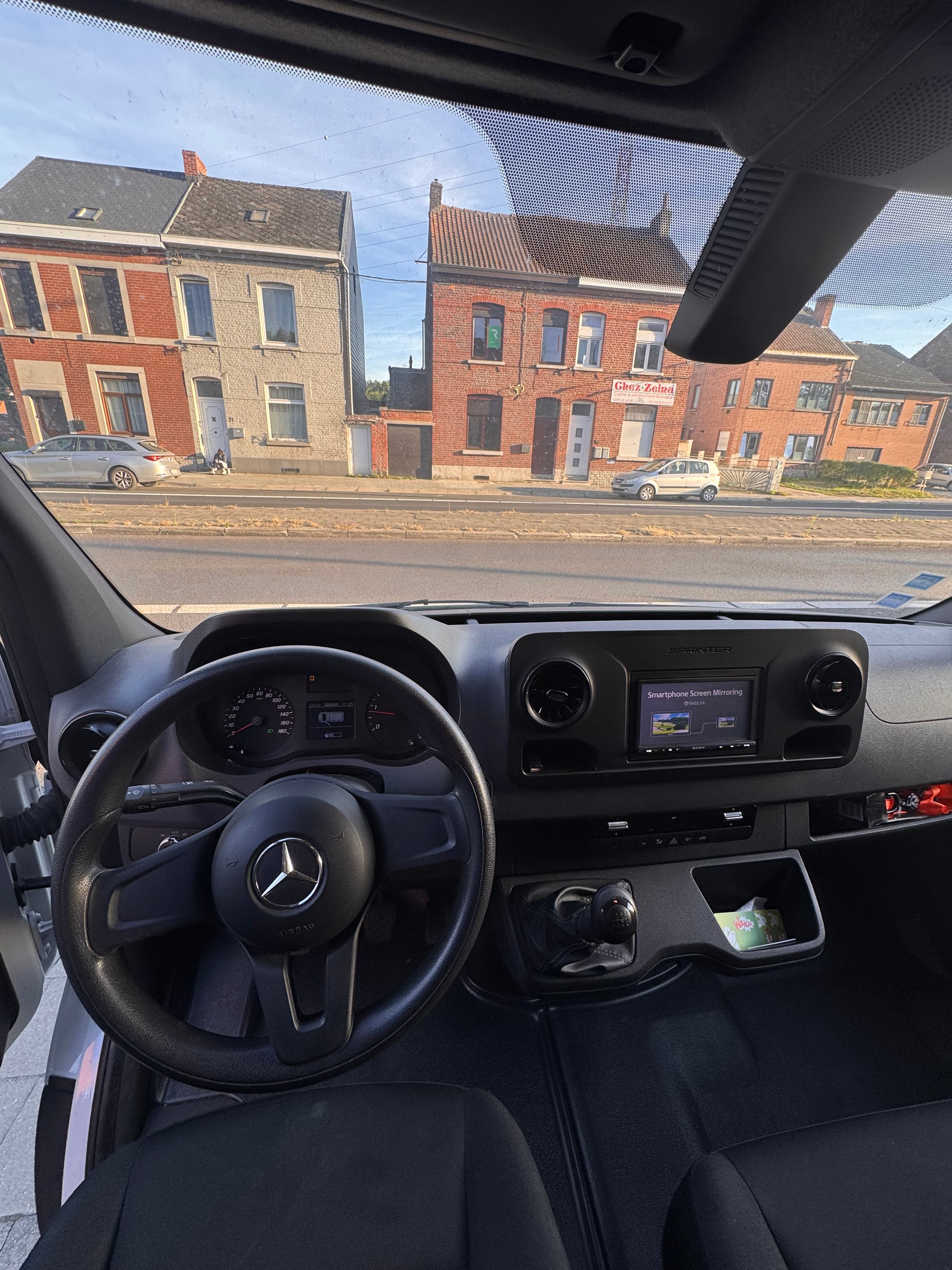 Mercedes-Benz Sprinter met GPS