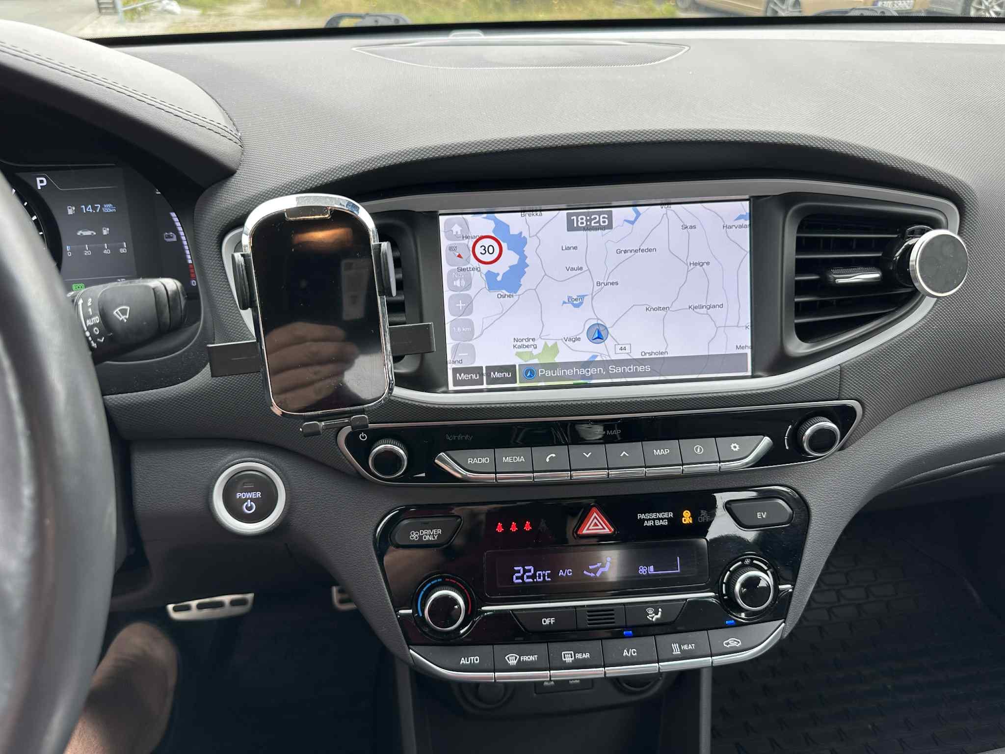 Hyundai Ioniq med Vinterdekk
