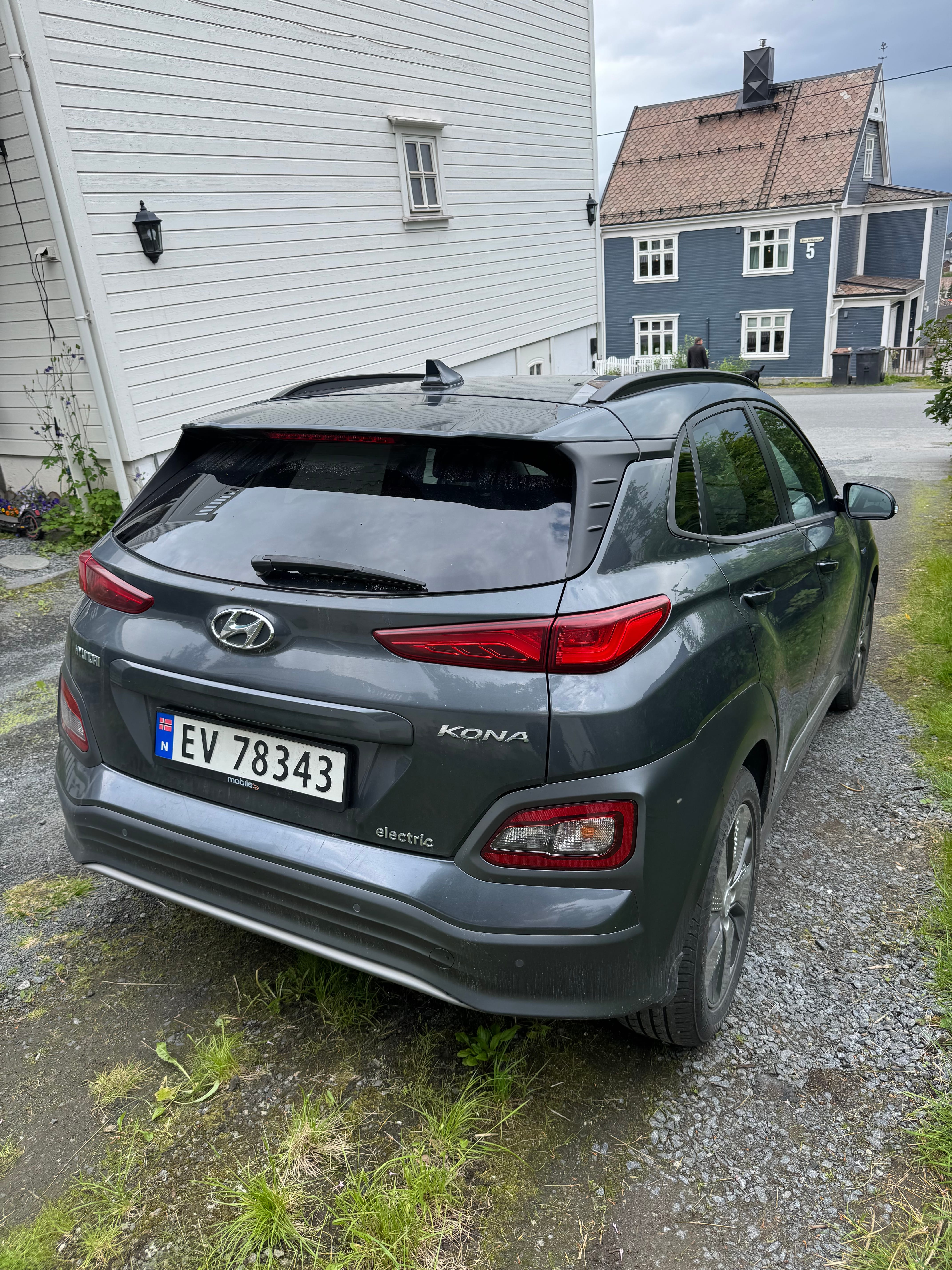Hyundai Kona Electric med USB ladeuttak