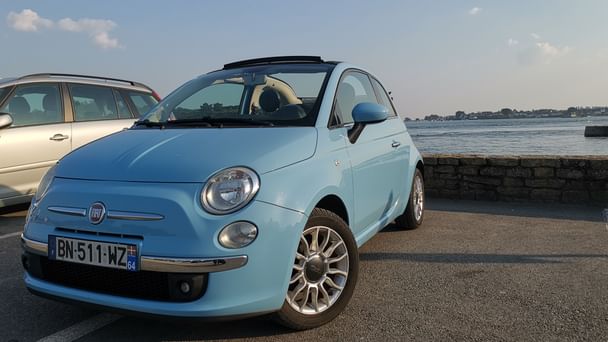 Fiat 500 C Cabriolet Version Grand Bleu