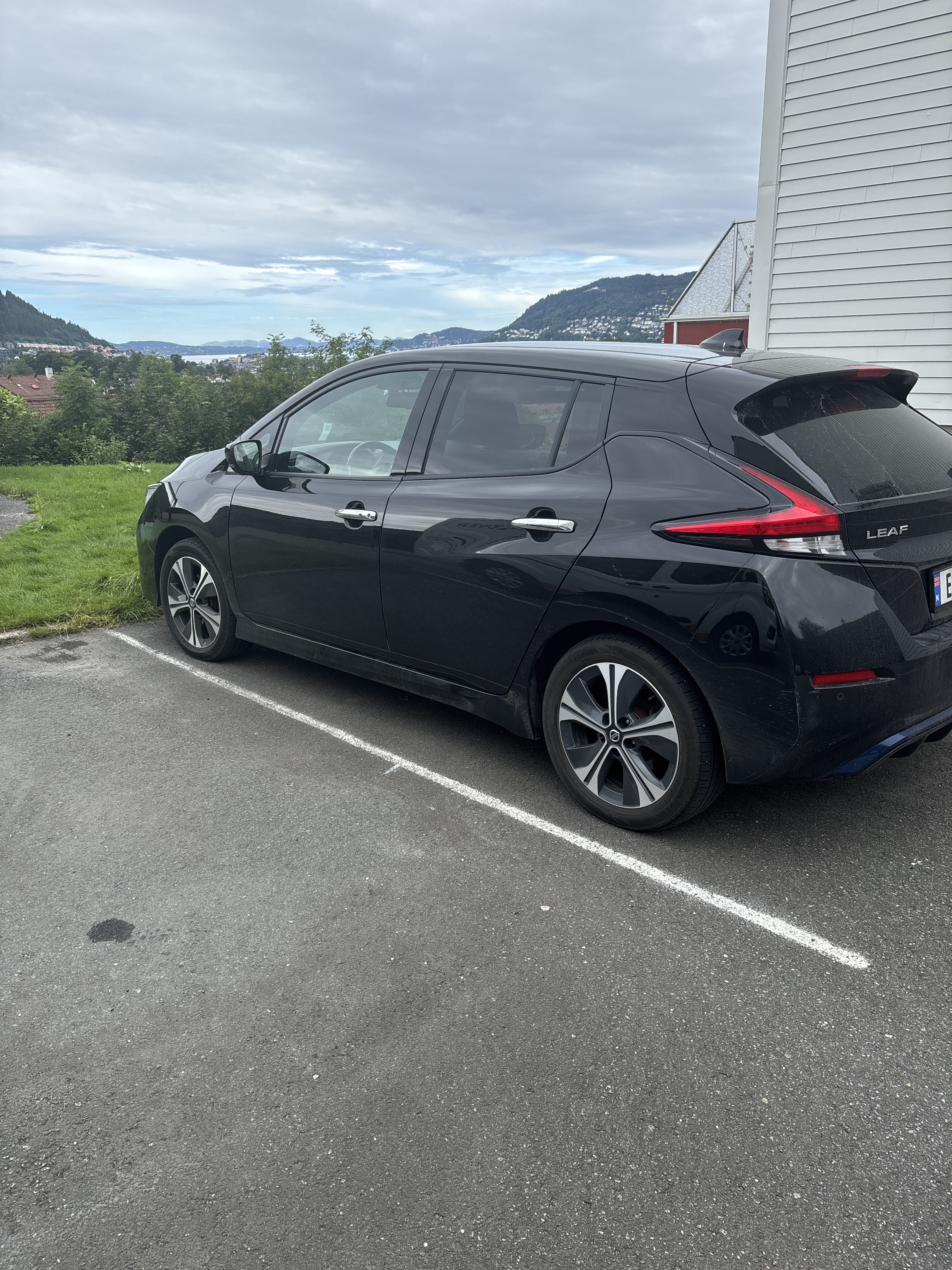 Nissan Leaf med GPS
