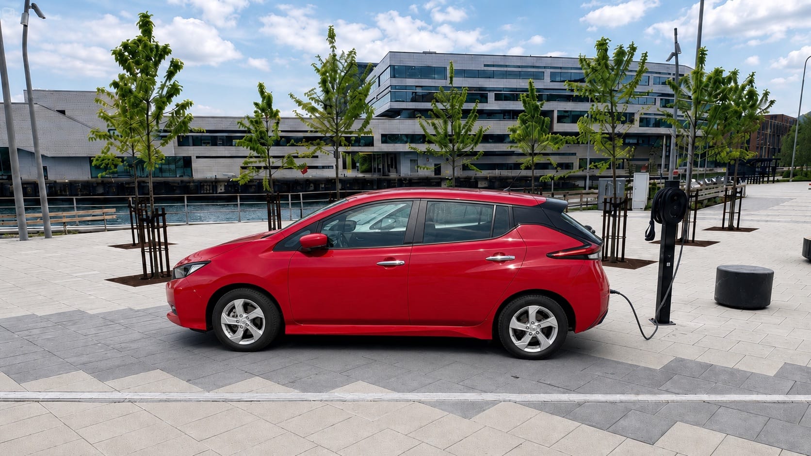 Nissan Leaf with Air conditioning