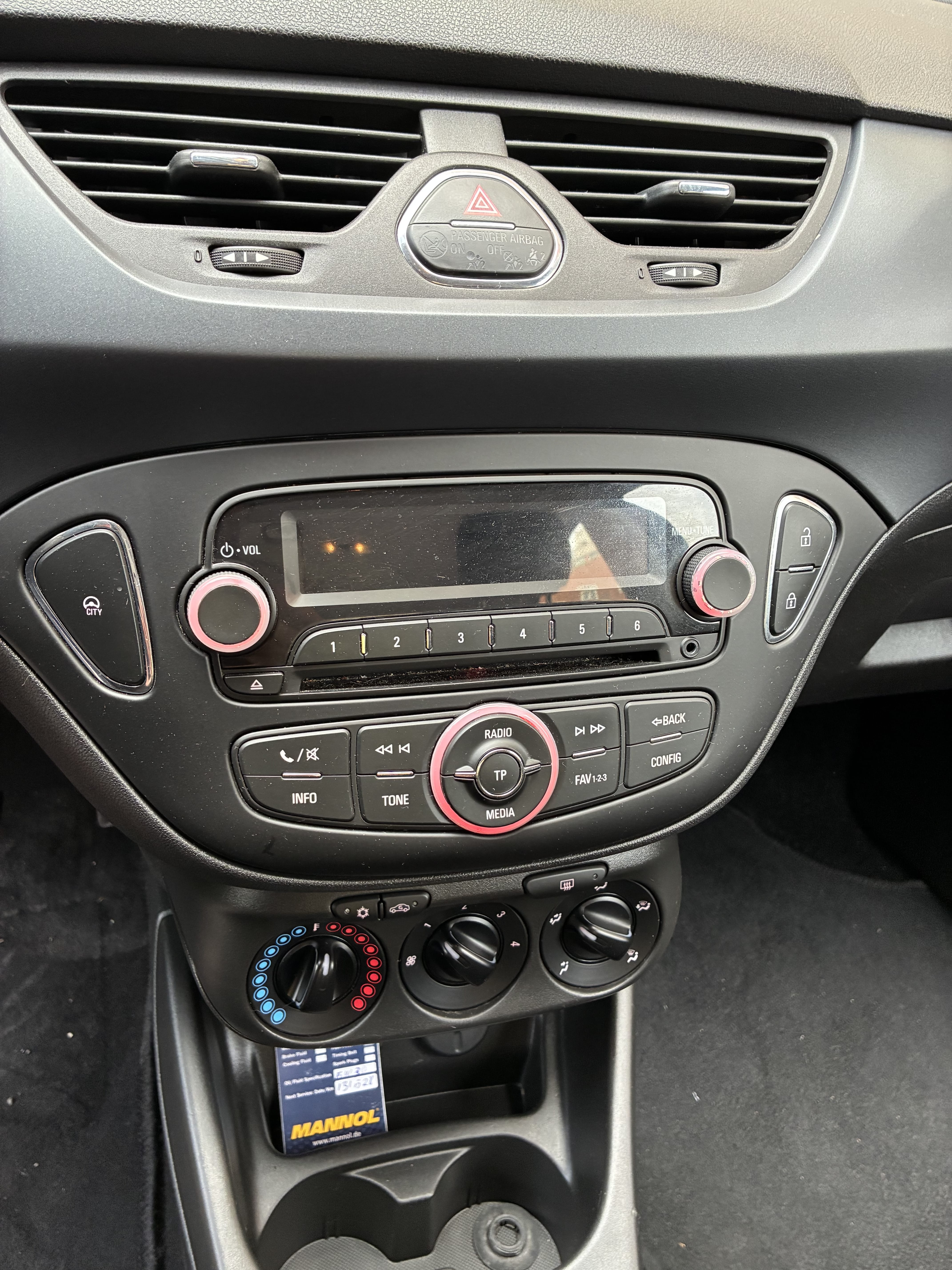 Opel Corsa con Silla infantil