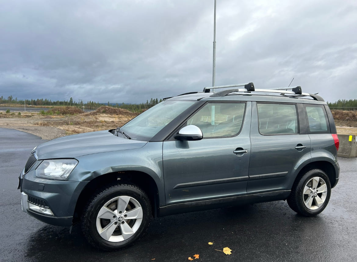 Skoda Yeti firehjulstrekk with GPS