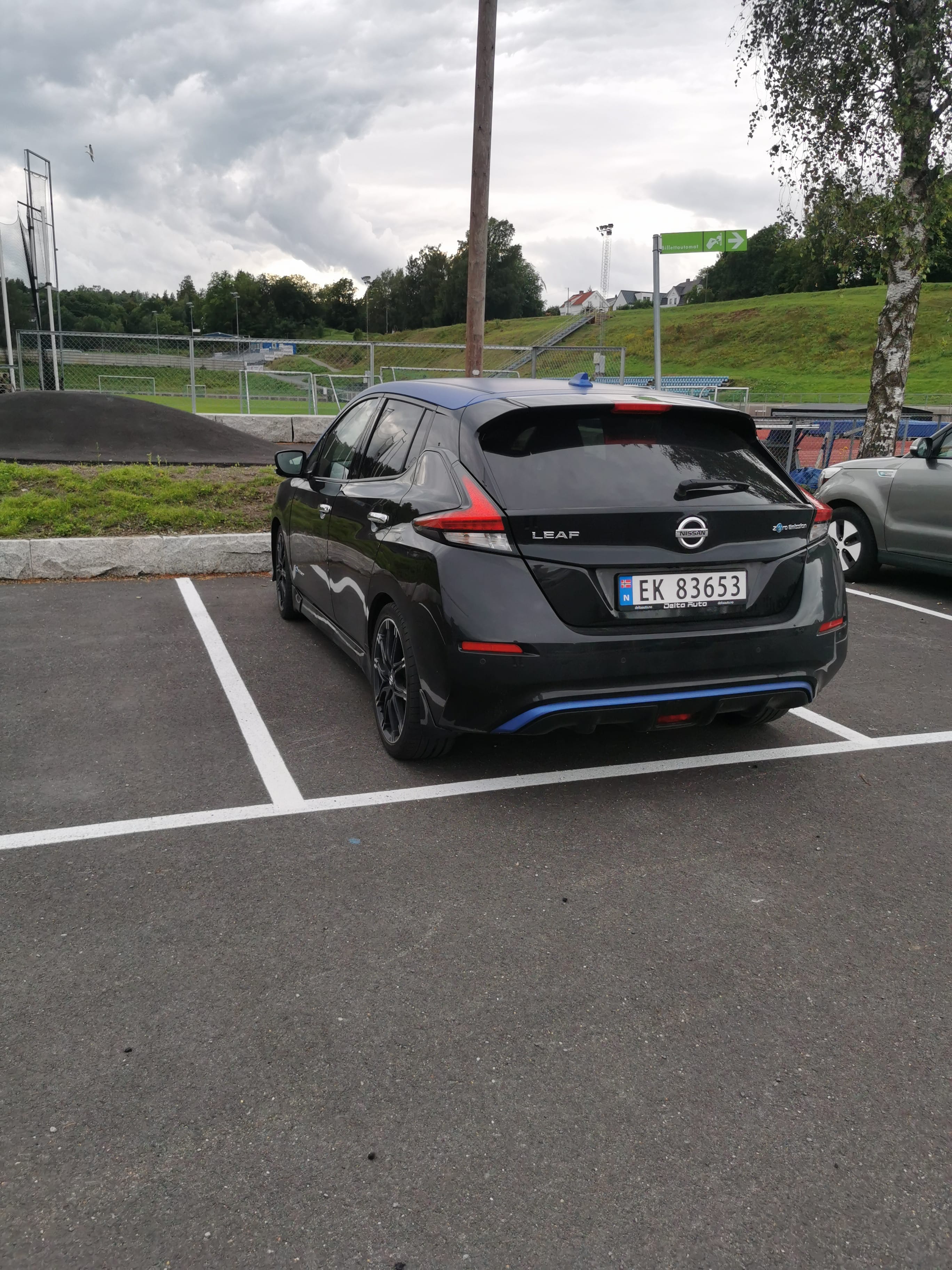Nissan Leaf med GPS