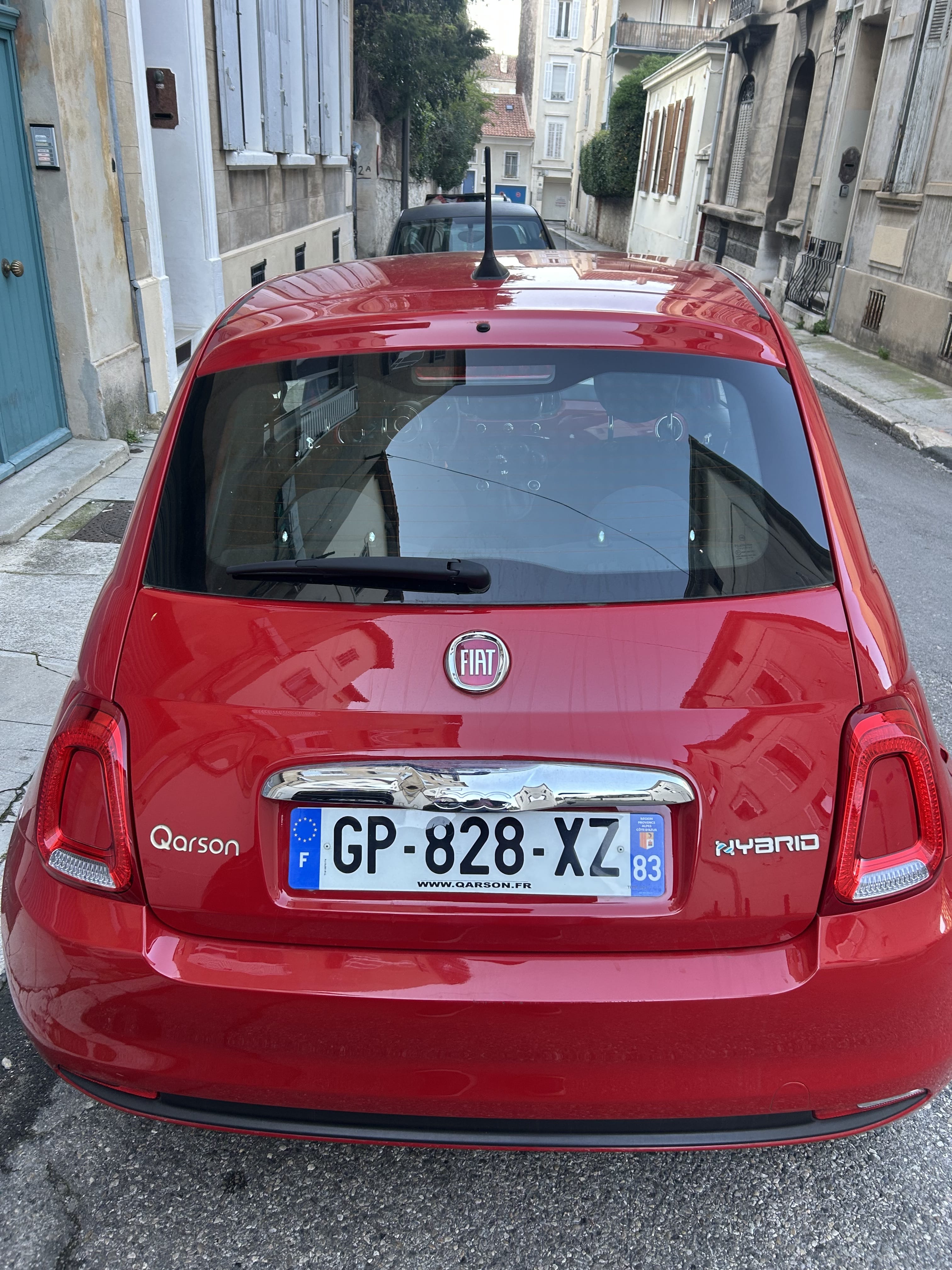 Fiat 500 met Autoradio