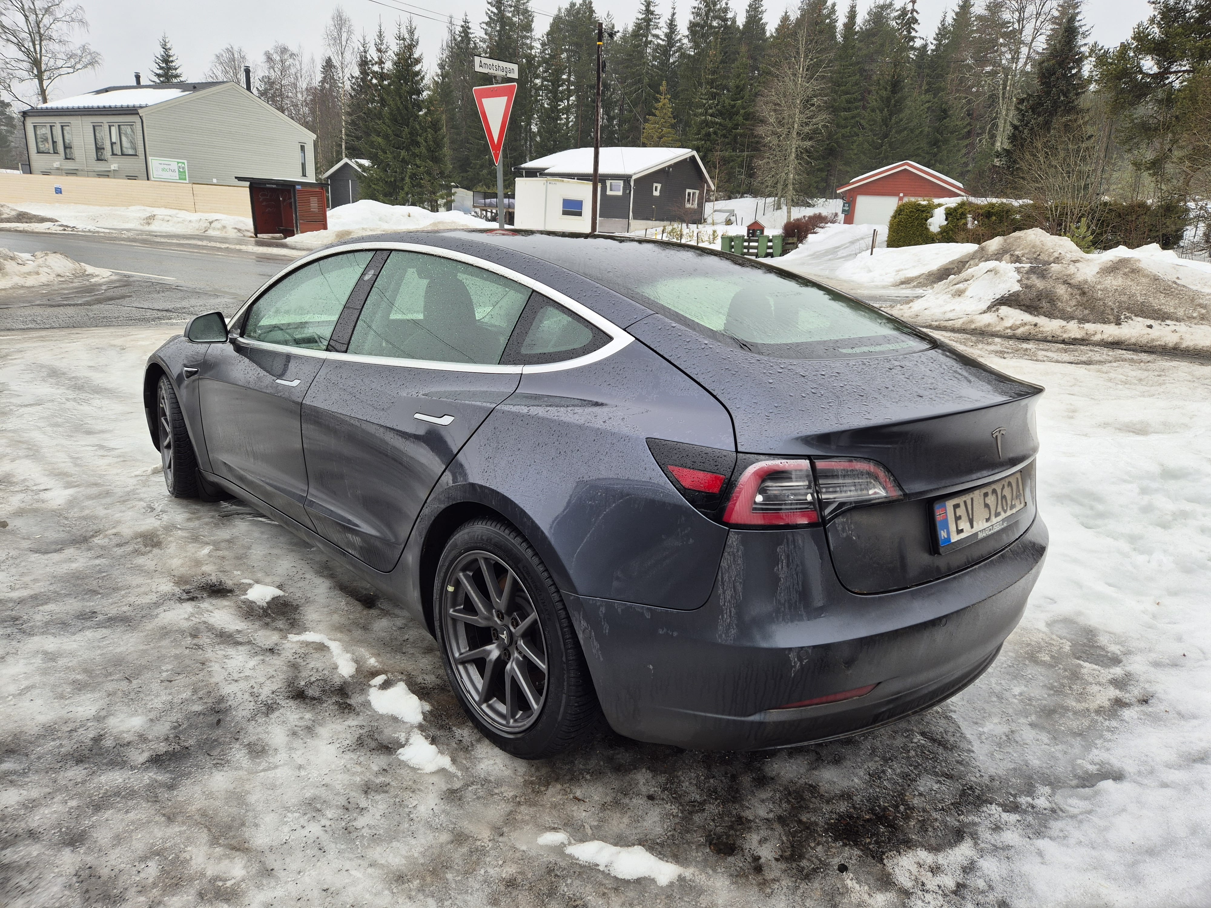 Tesla Model 3 Long Range med Ryggekamera