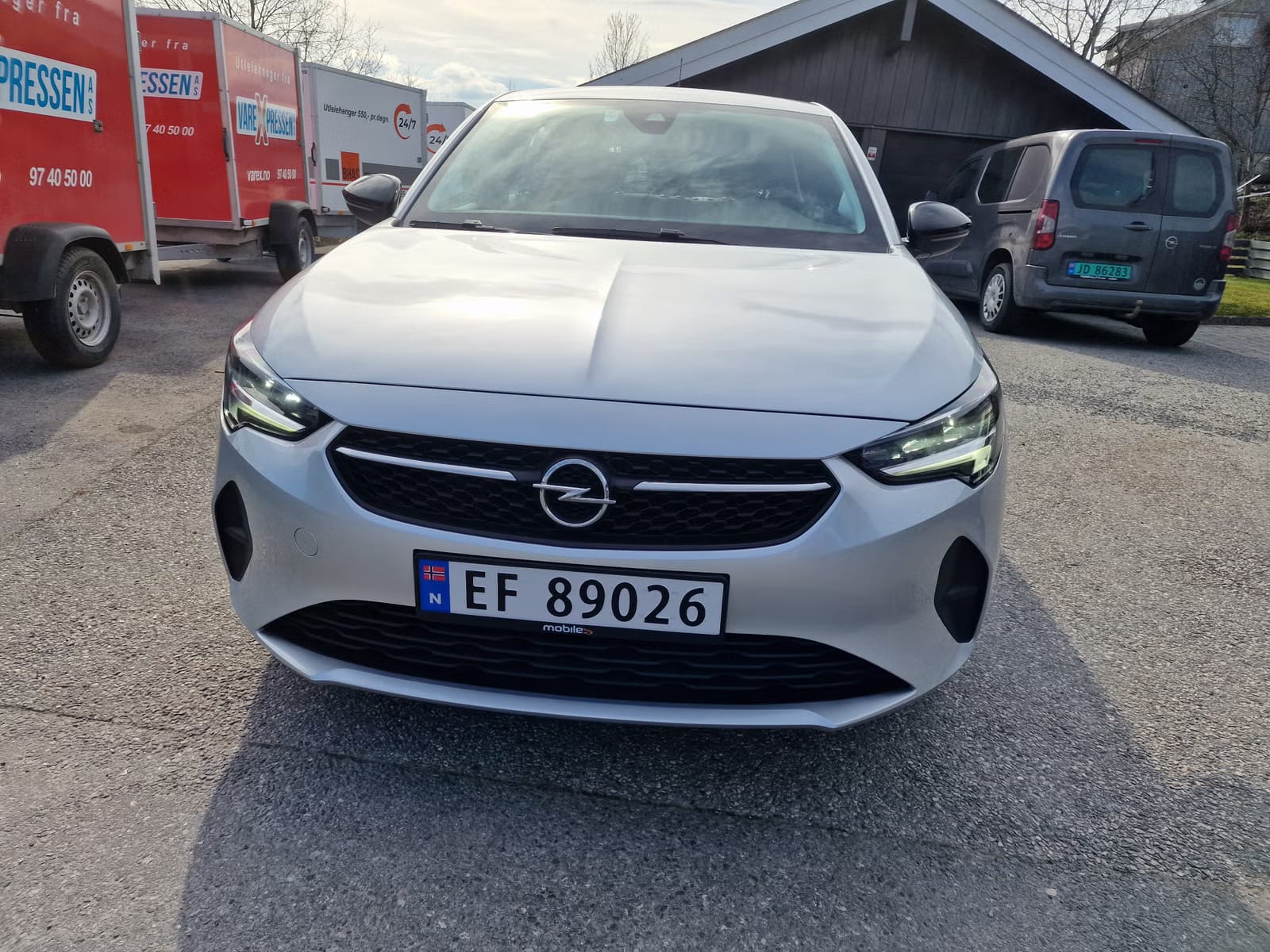 Opel Corsa med Babysete