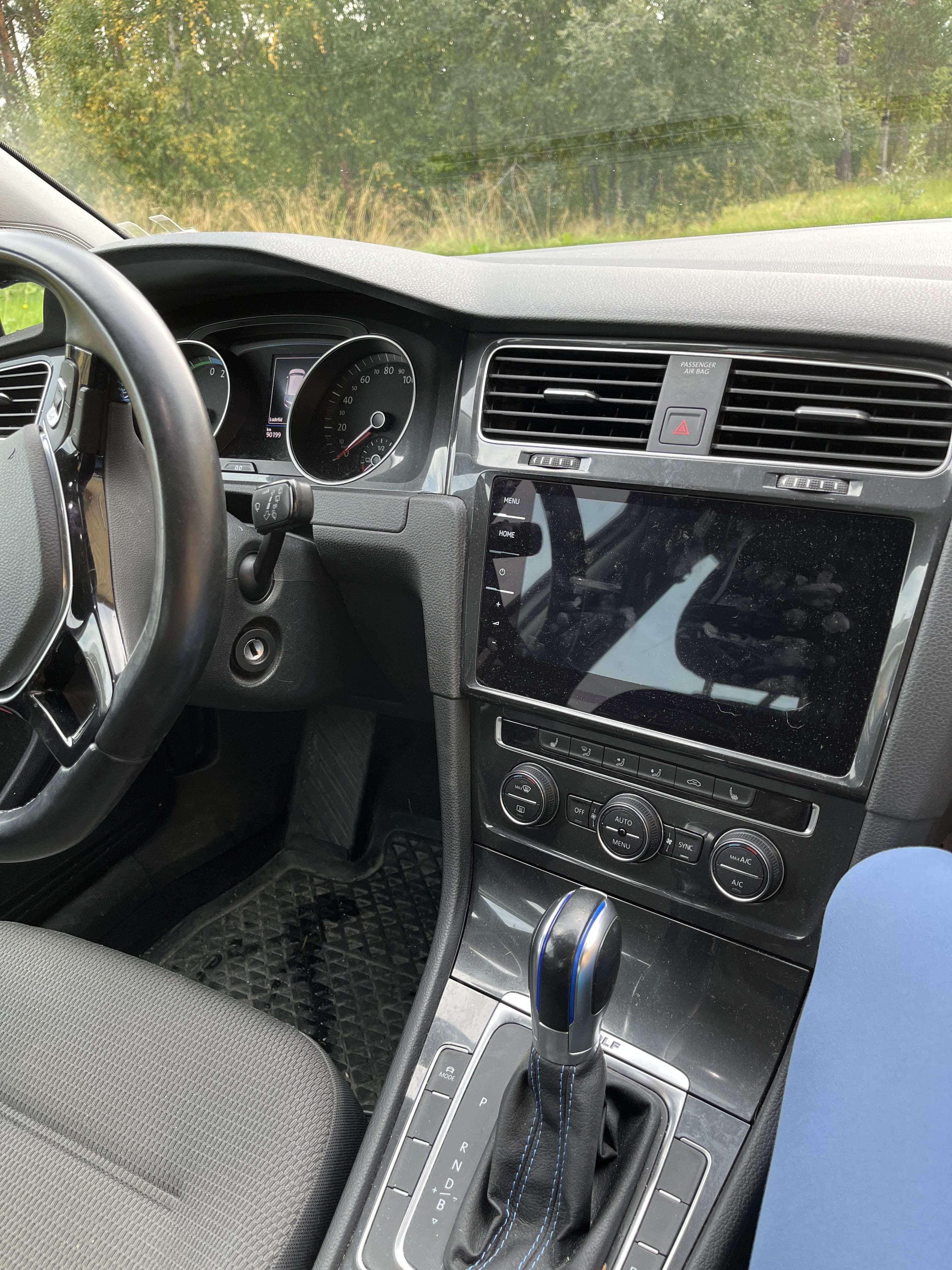 Volkswagen e-Golf med GPS