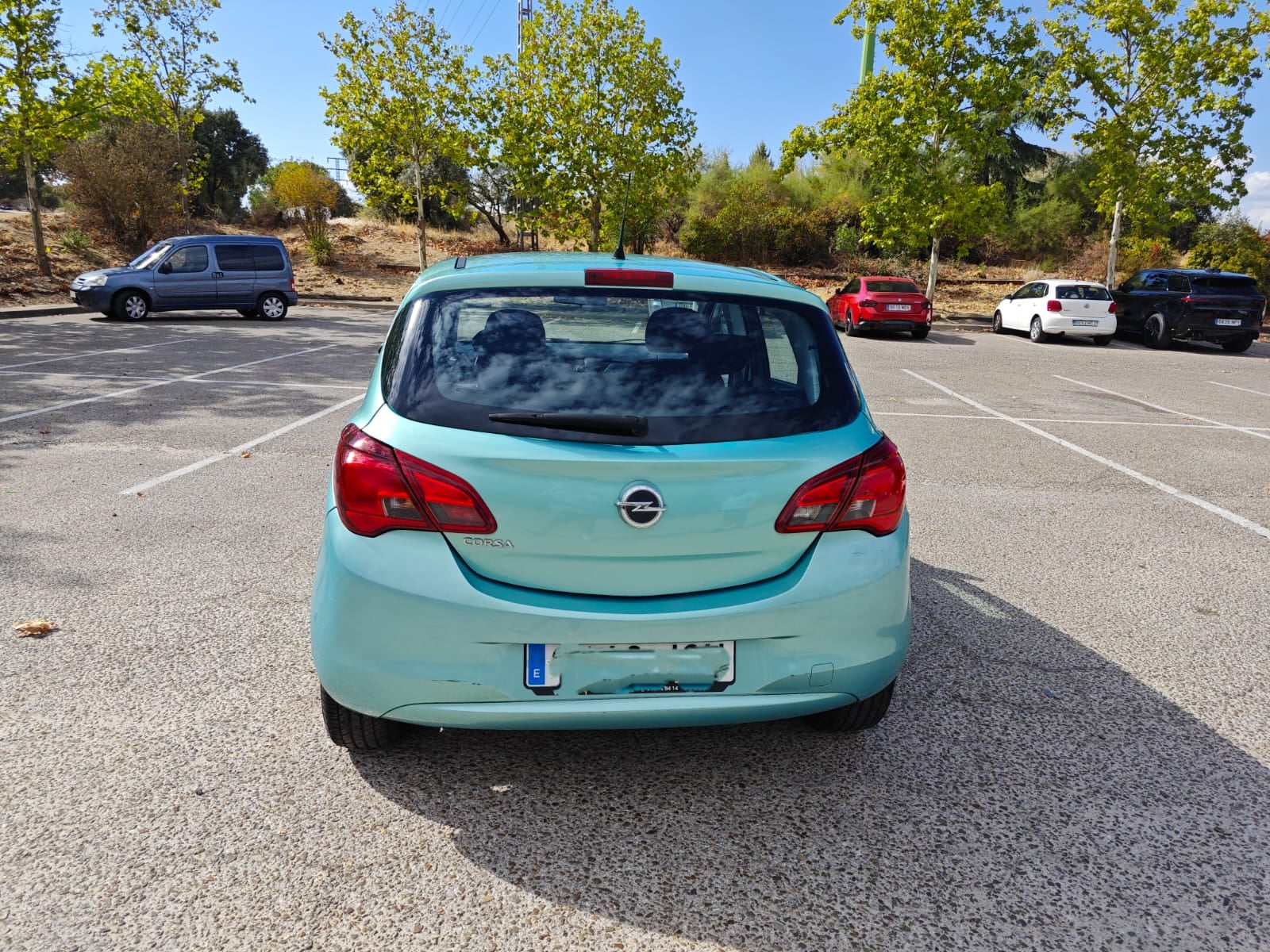 Opel Corsa con Silla infantil