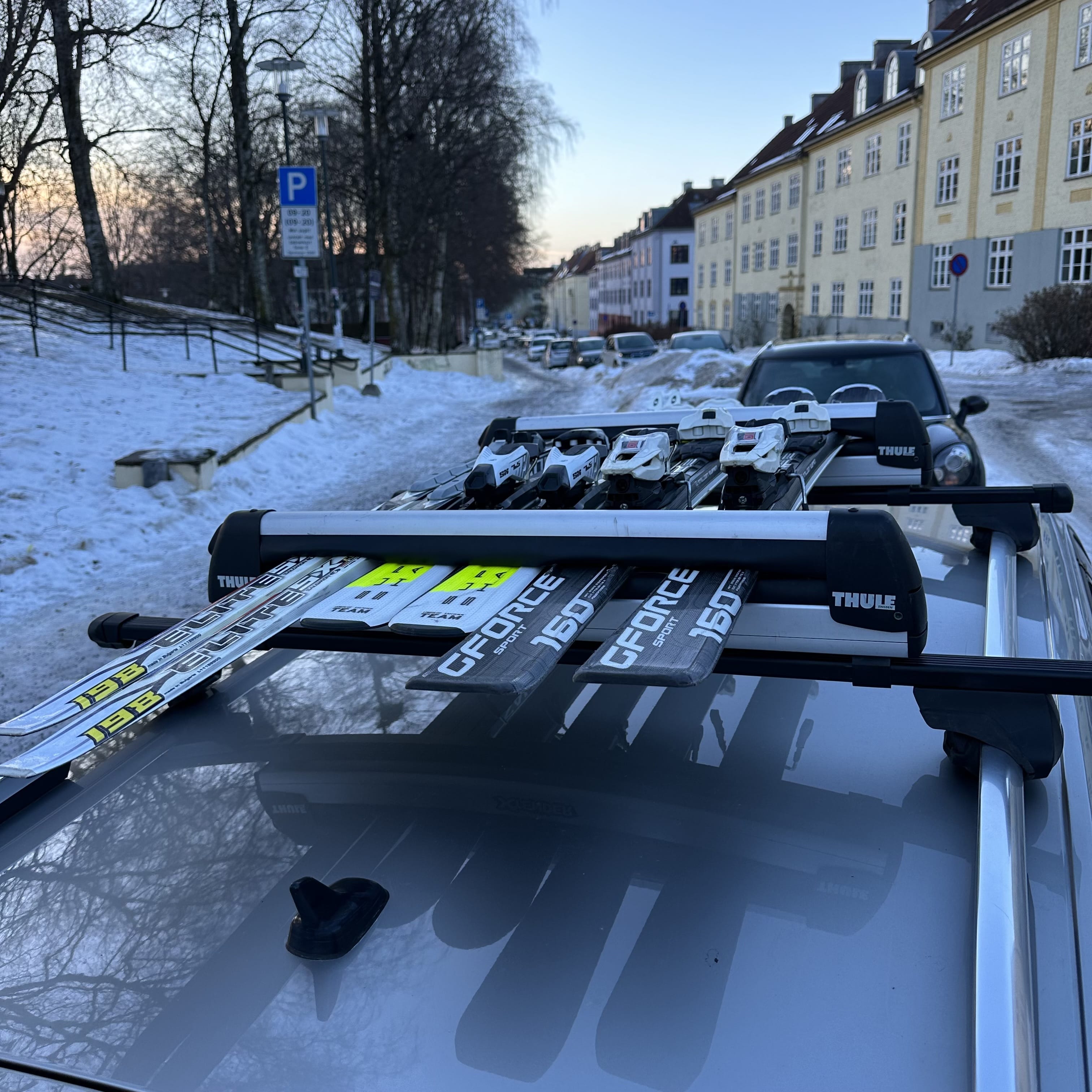 Volkswagen Golf with Snow tires