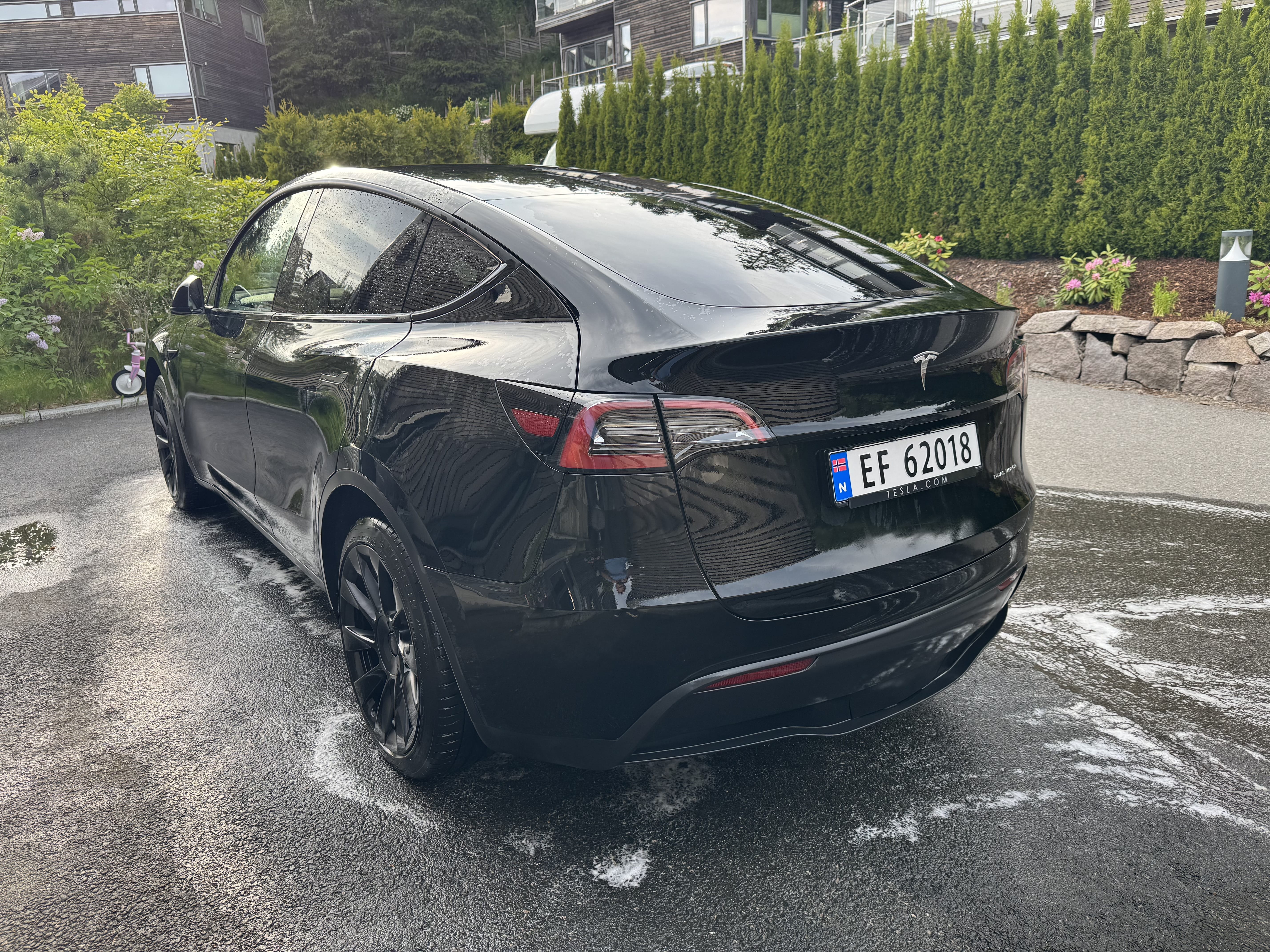 Tesla Model Y with GPS