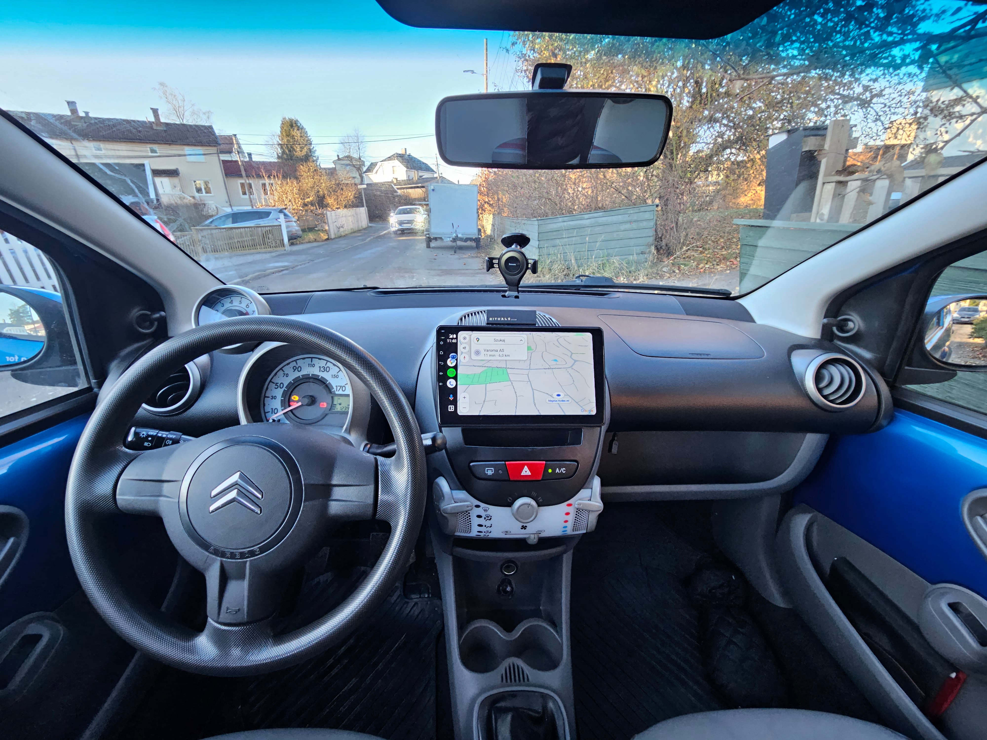 Citroen C1 AppleCar AndroidAuto med Apple CarPlay