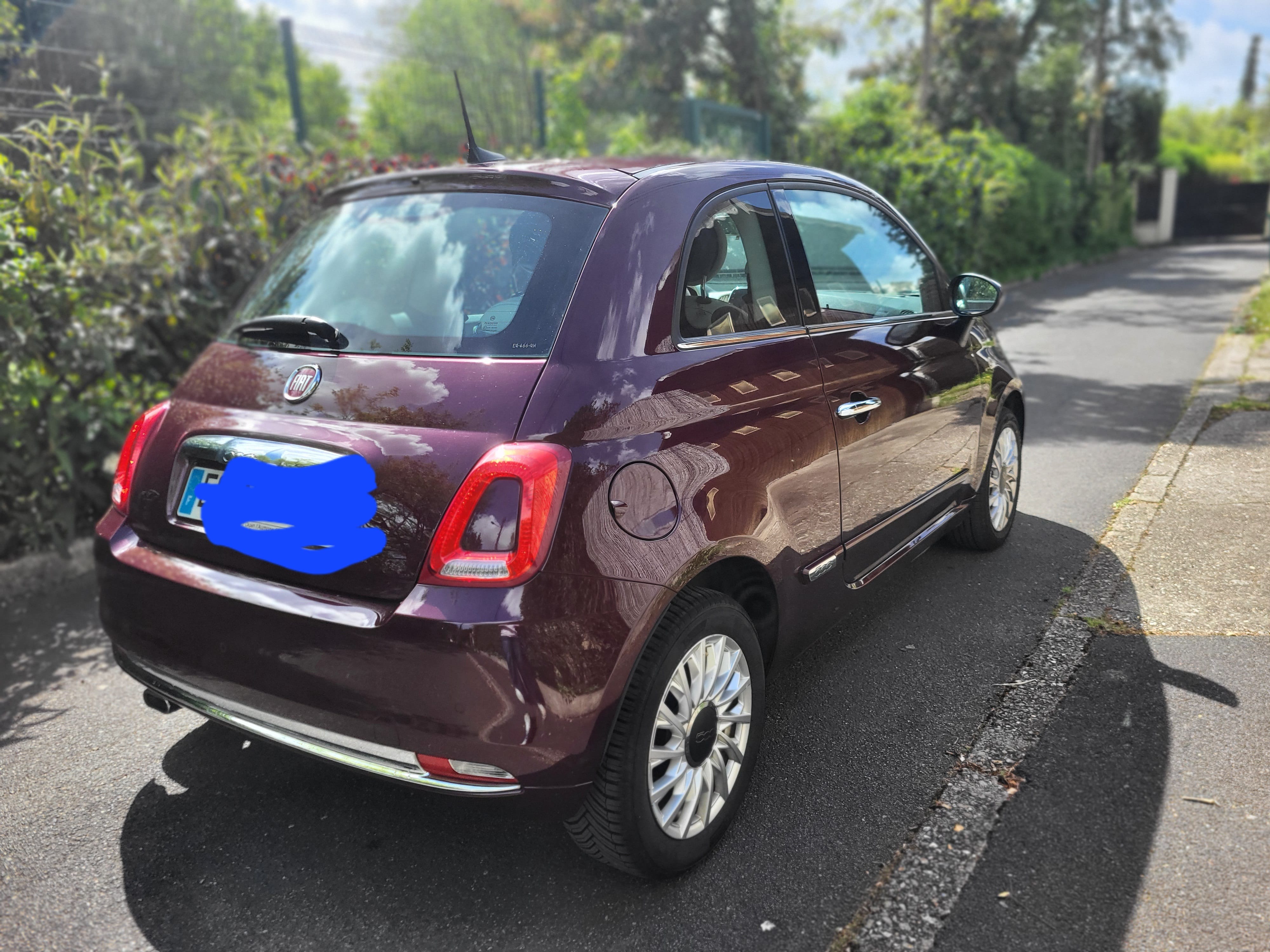 Fiat 500 avec GPS