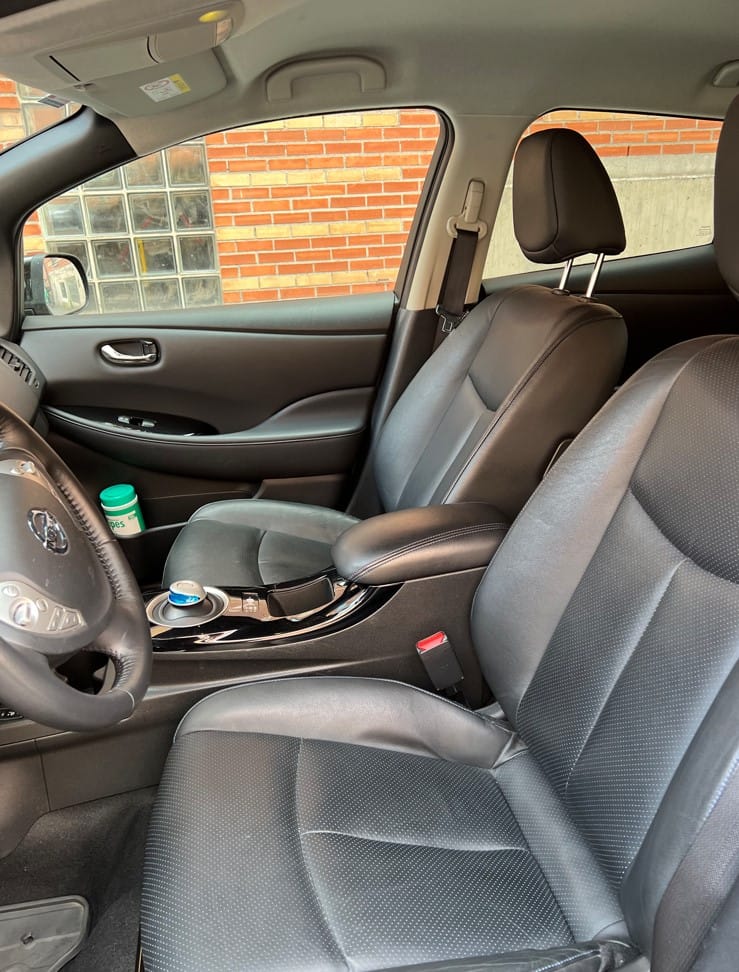 Nissan Leaf with GPS