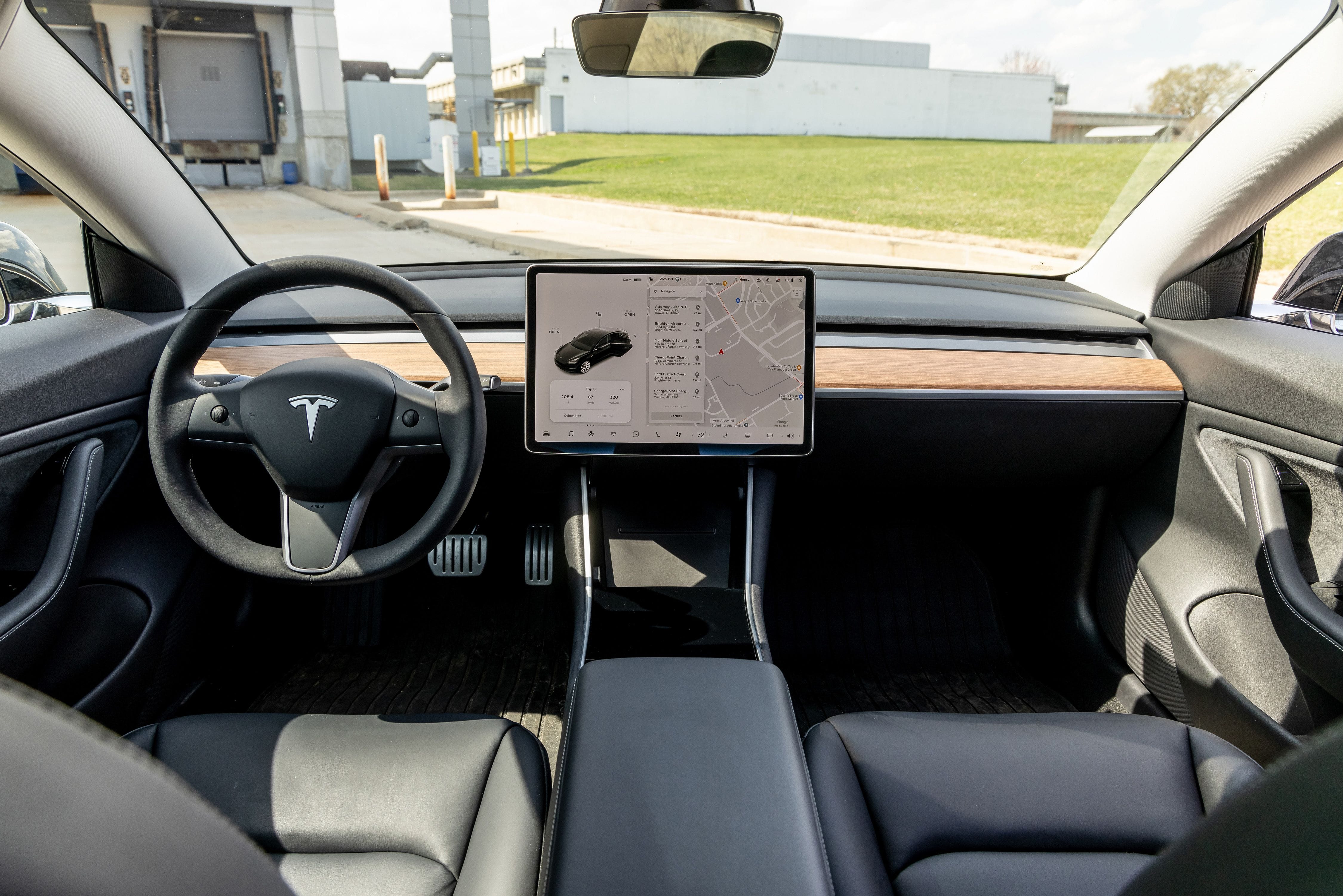 Tesla Model 3 with GPS