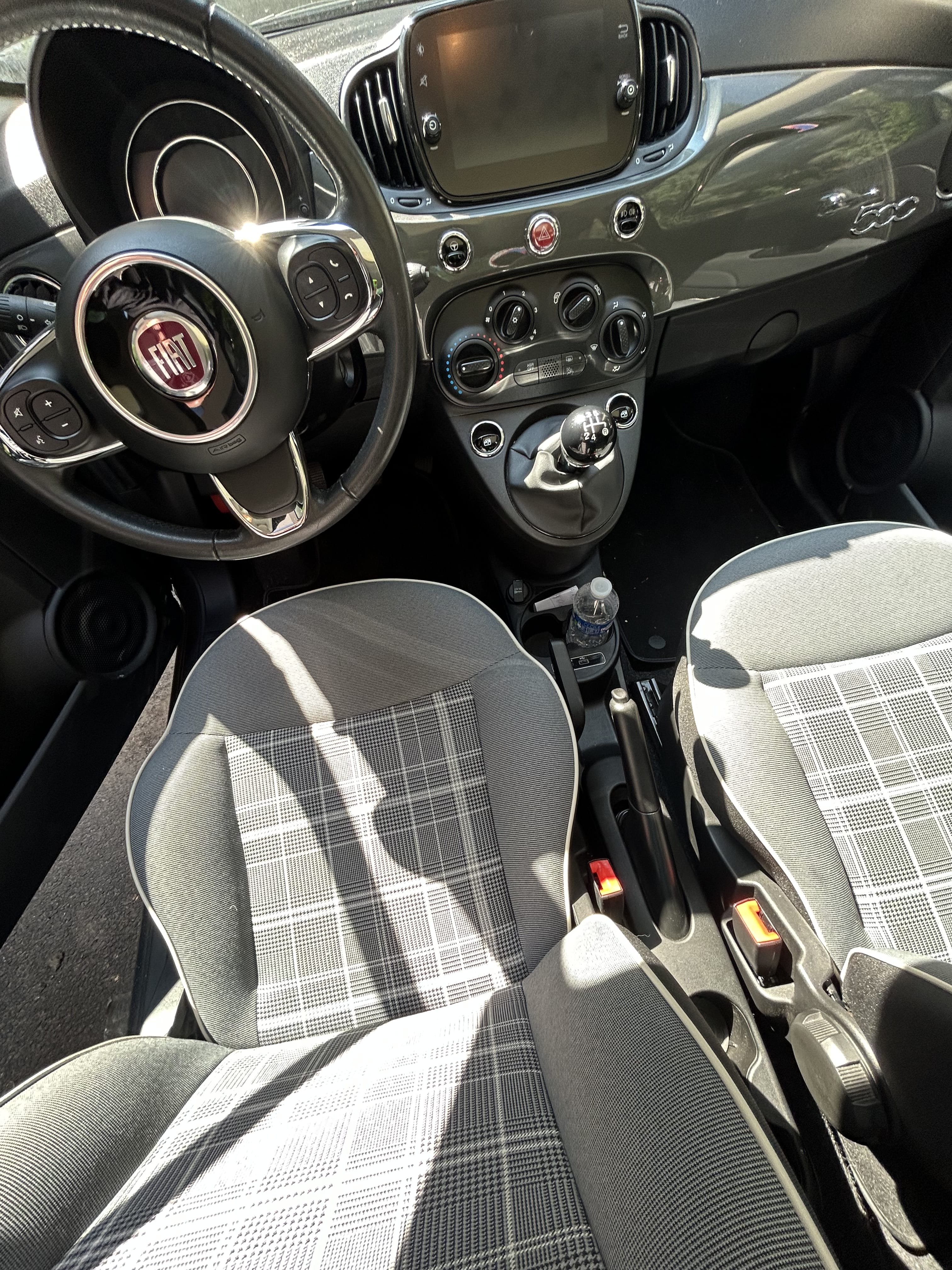 Fiat 500 avec GPS