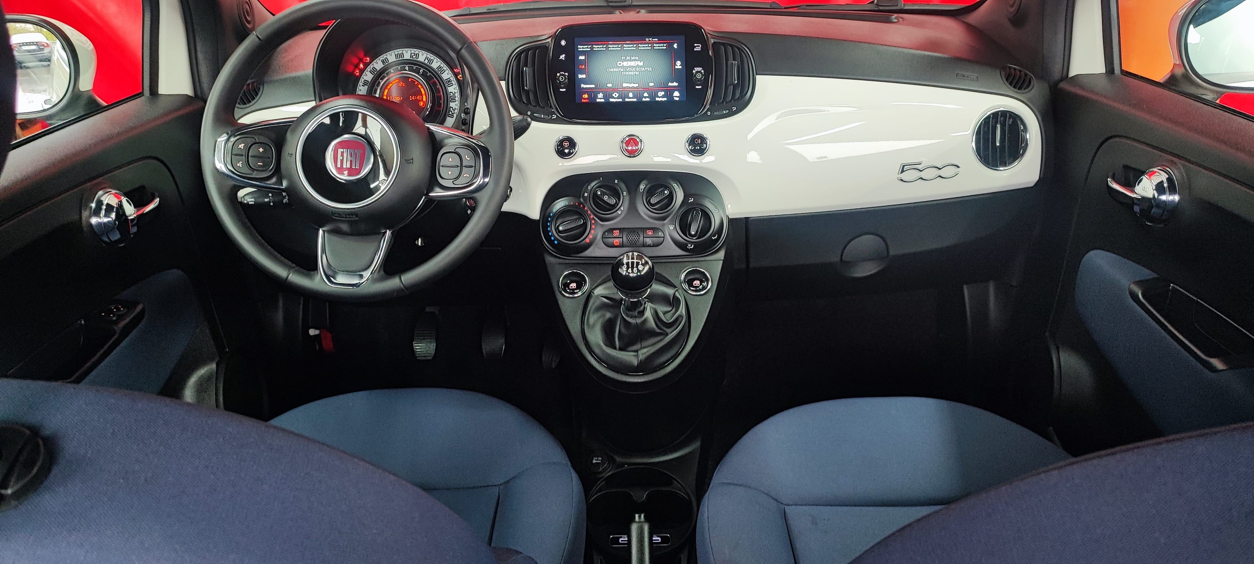 Fiat 500 Hybride avec Android Auto
