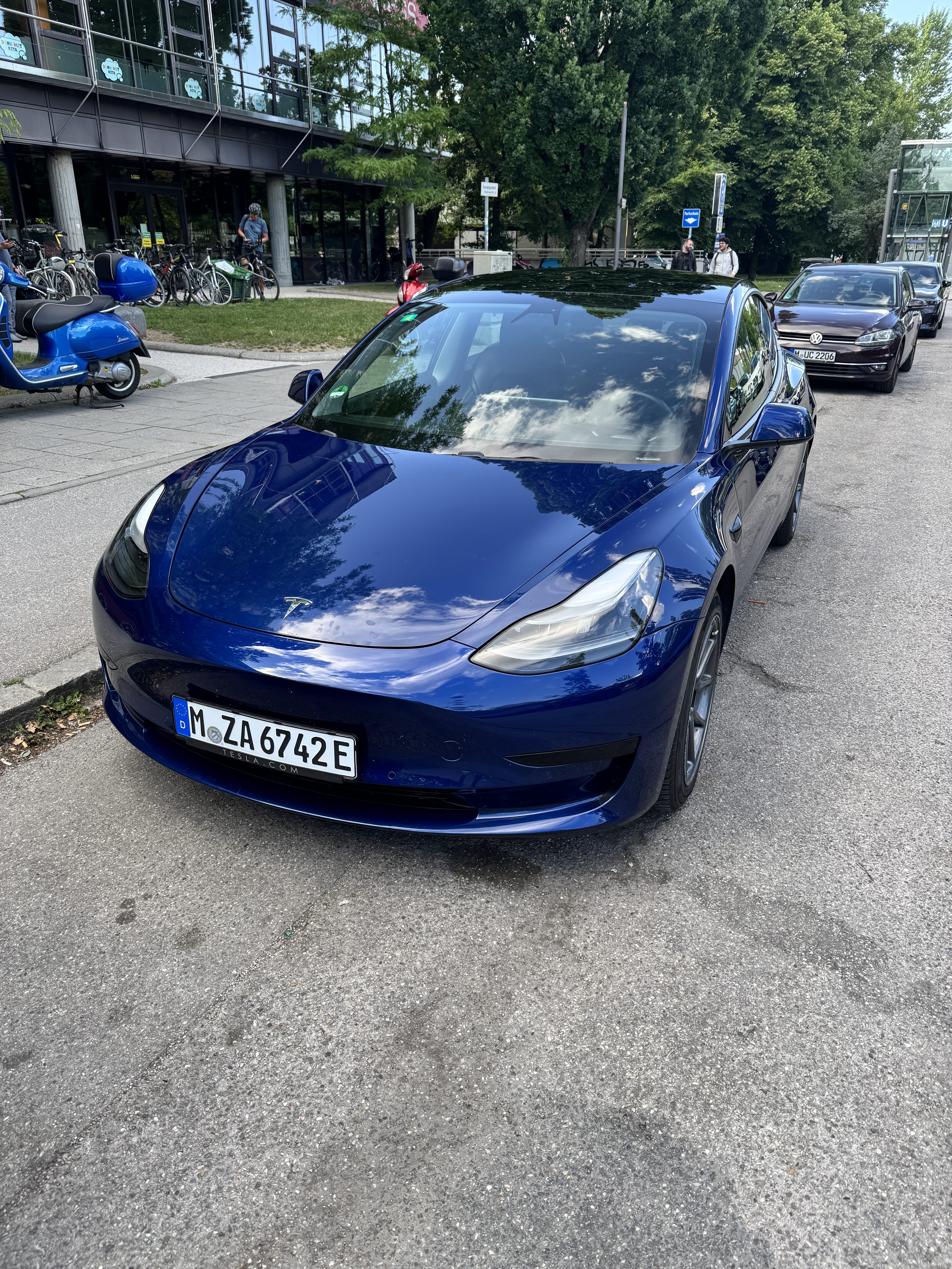 Tesla Model 3 mit Klimaanlage