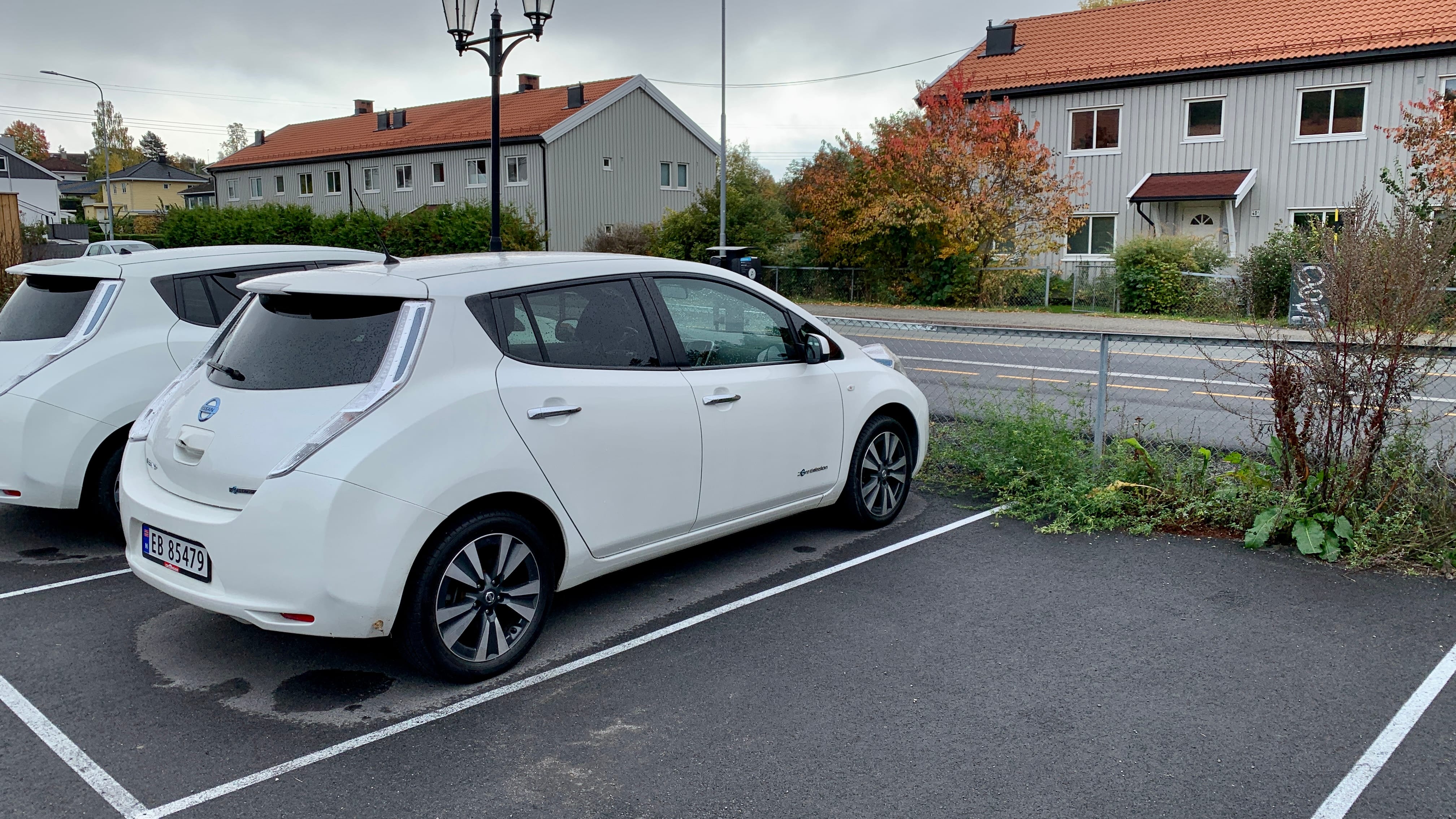 Nissan Leaf mit Rückfahrkamera