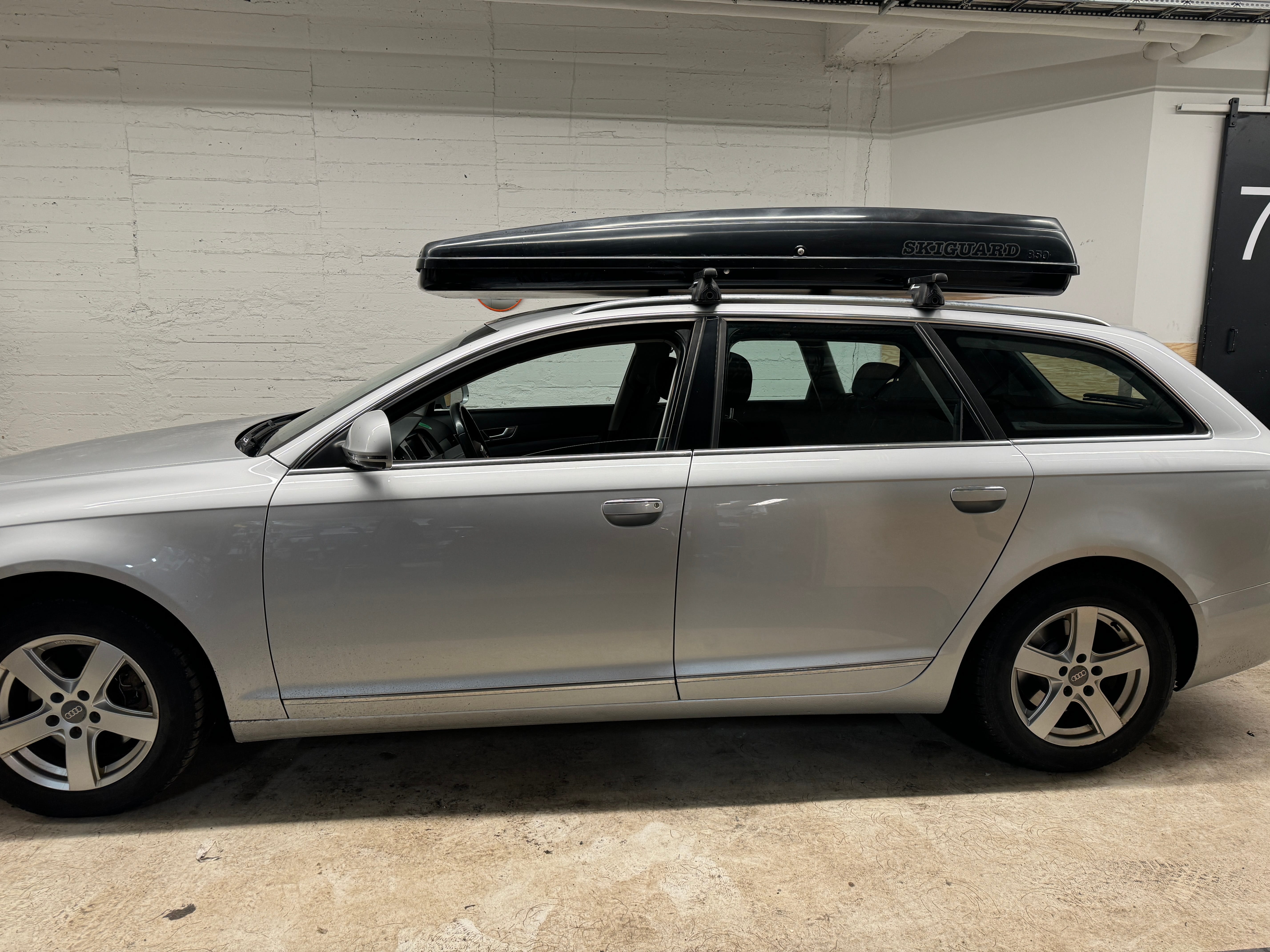 Audi A6 Avant med Skiboks