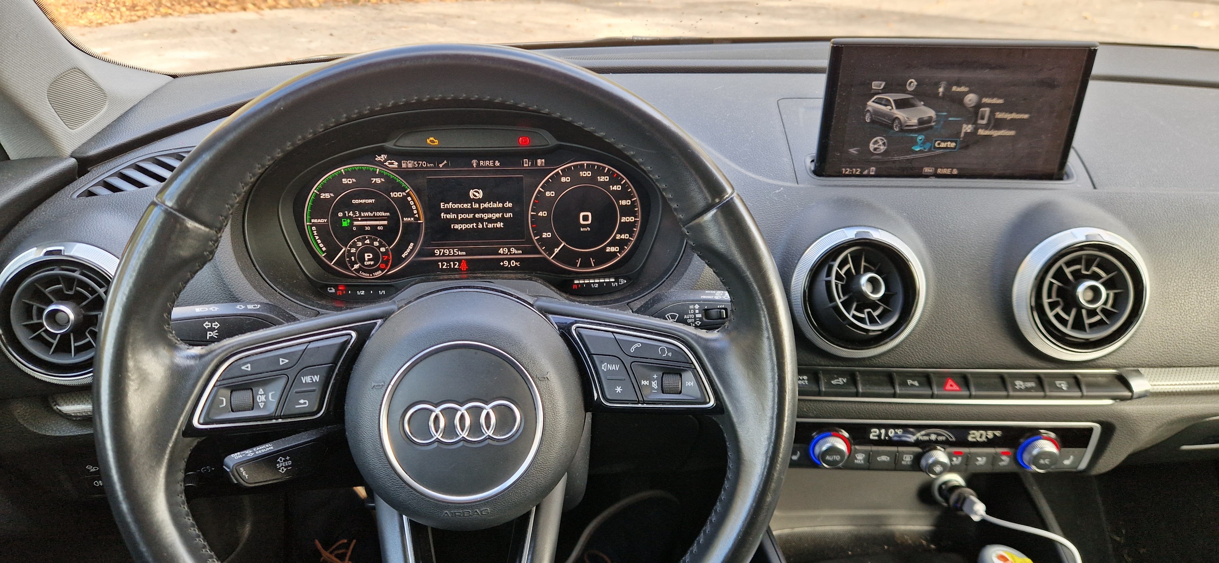 Audi A3 Sportback e-tron avec Régulateur de vitesse