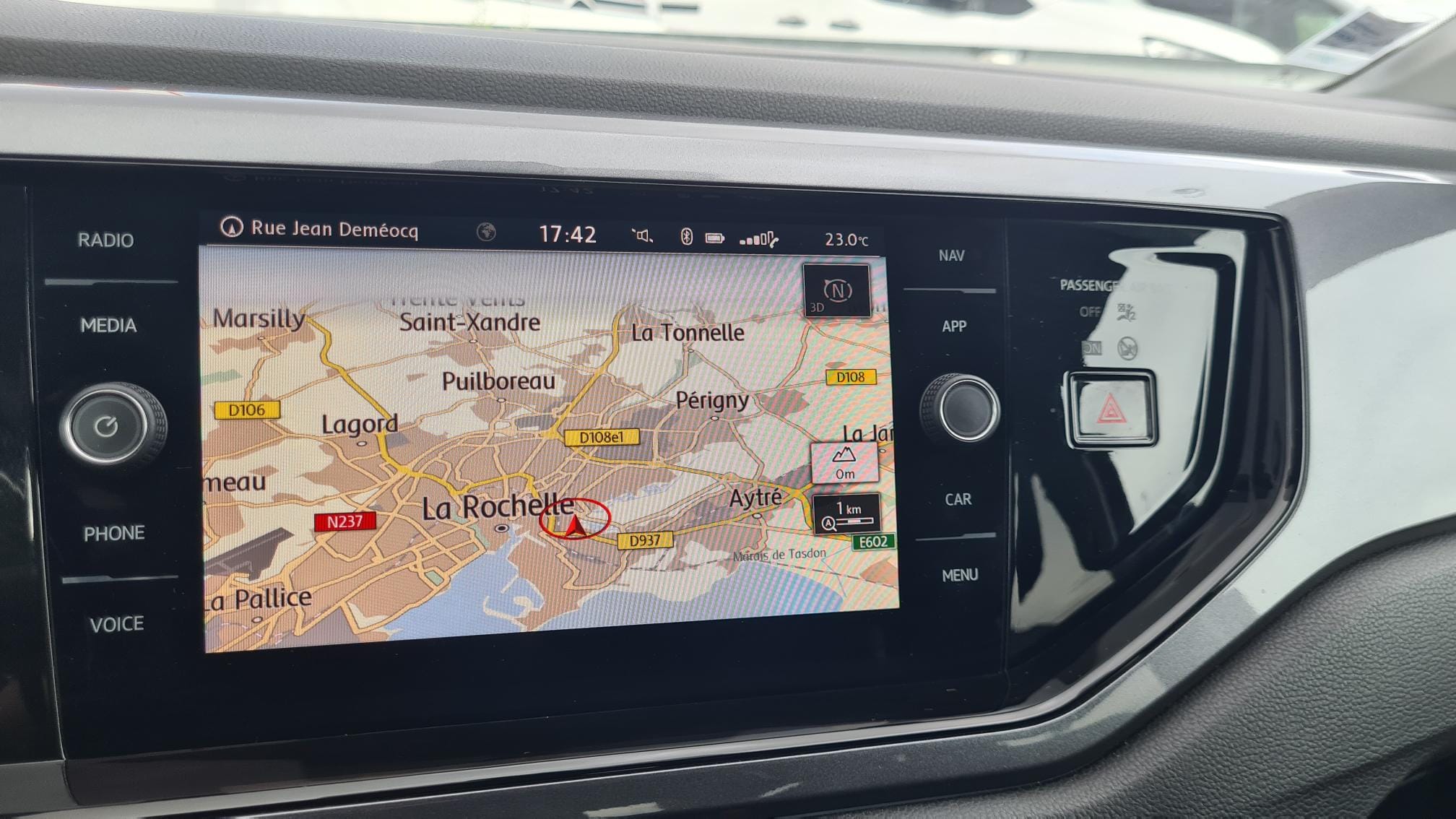 Volkswagen Polo avec Apple CarPlay