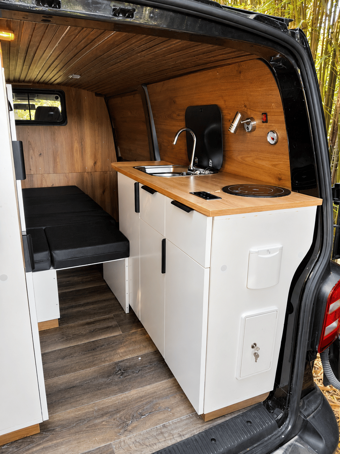 Volkswagen Transporter Camper T6 L2H1 Van aménagé - Bioéthanol avec Autoradio