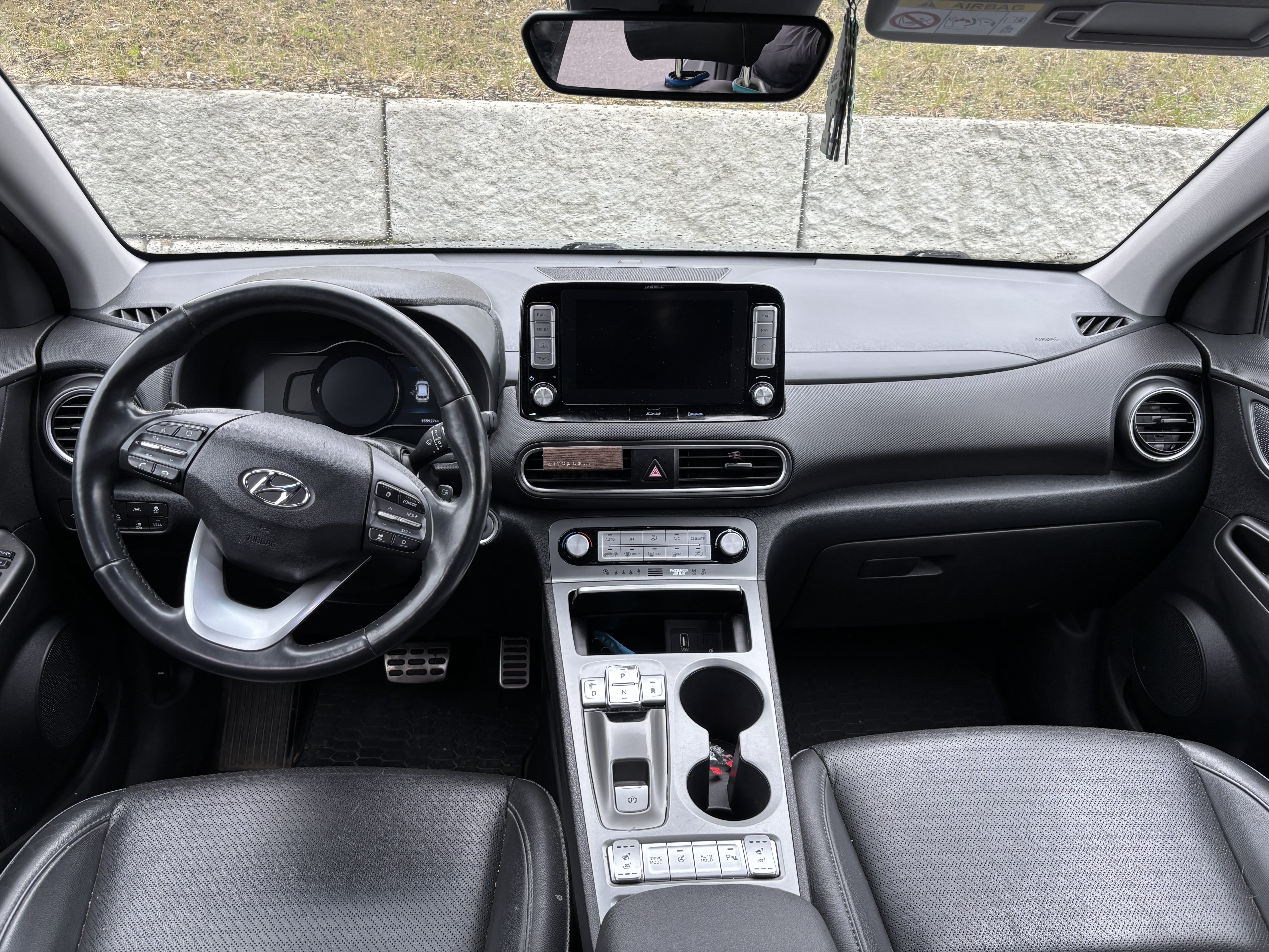 Hyundai Kona Electric with Snow tires