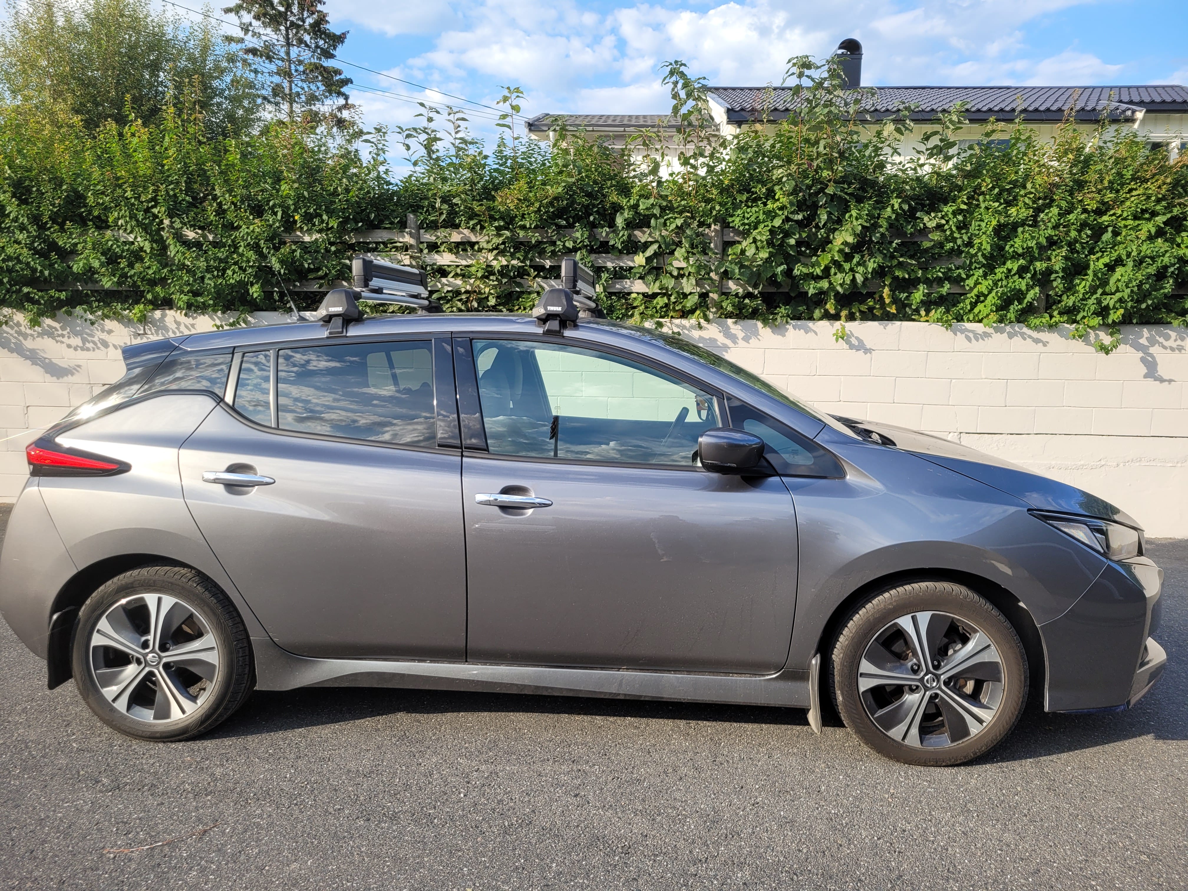 Nissan Leaf med GPS