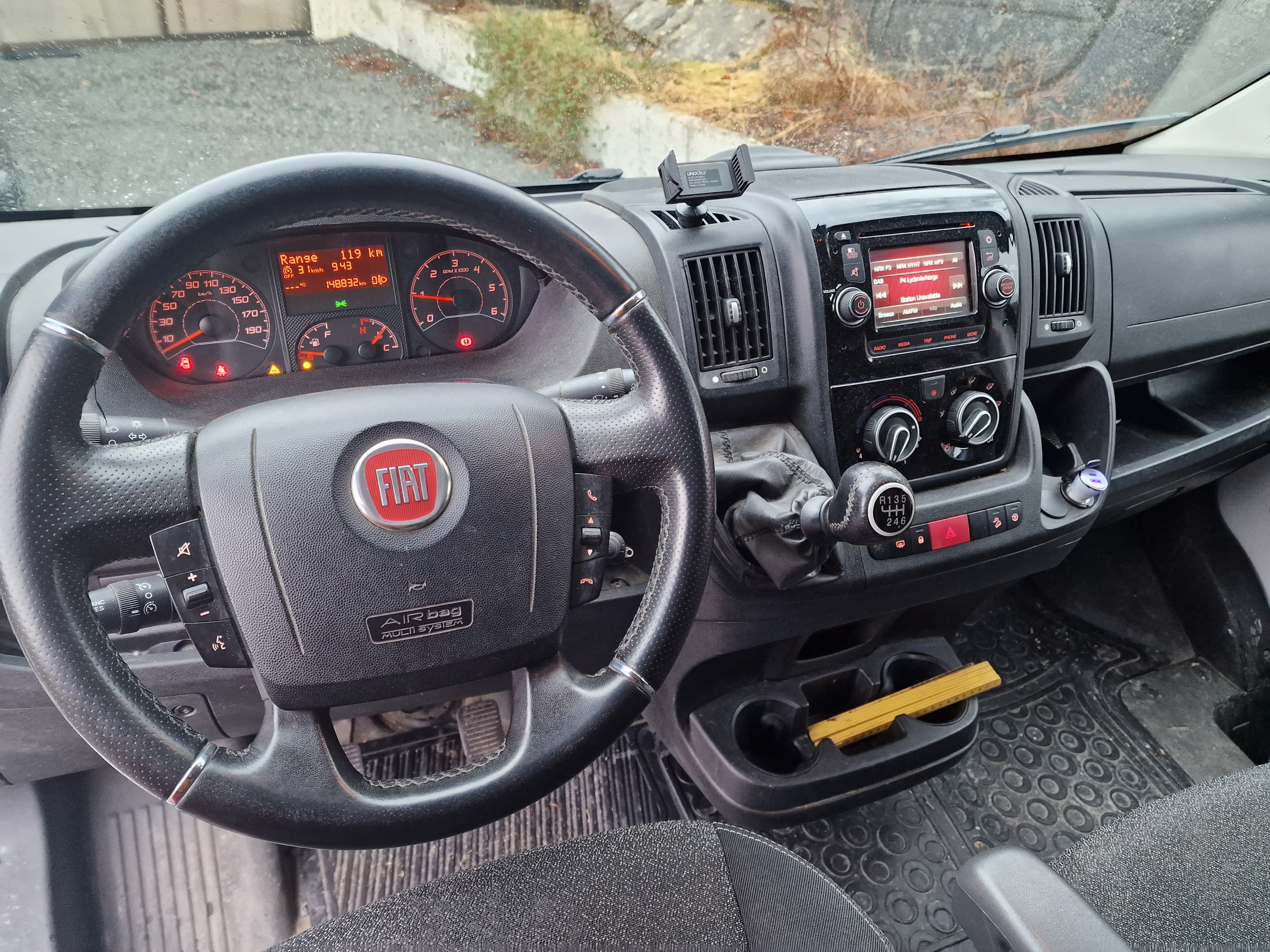 Fiat Ducato med Tilhengerfeste