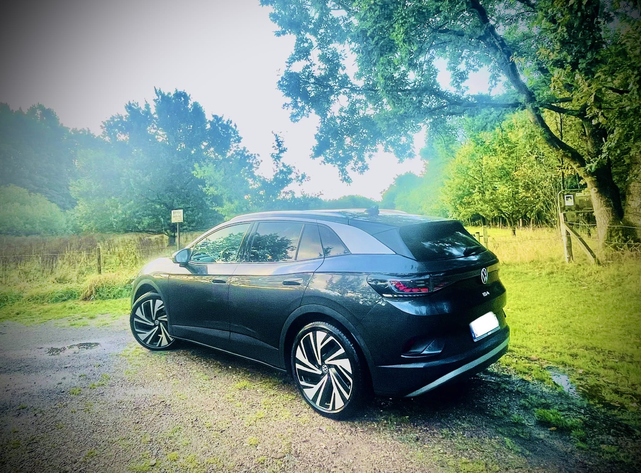 Volkswagen ID.4 mit Navigationsgerät