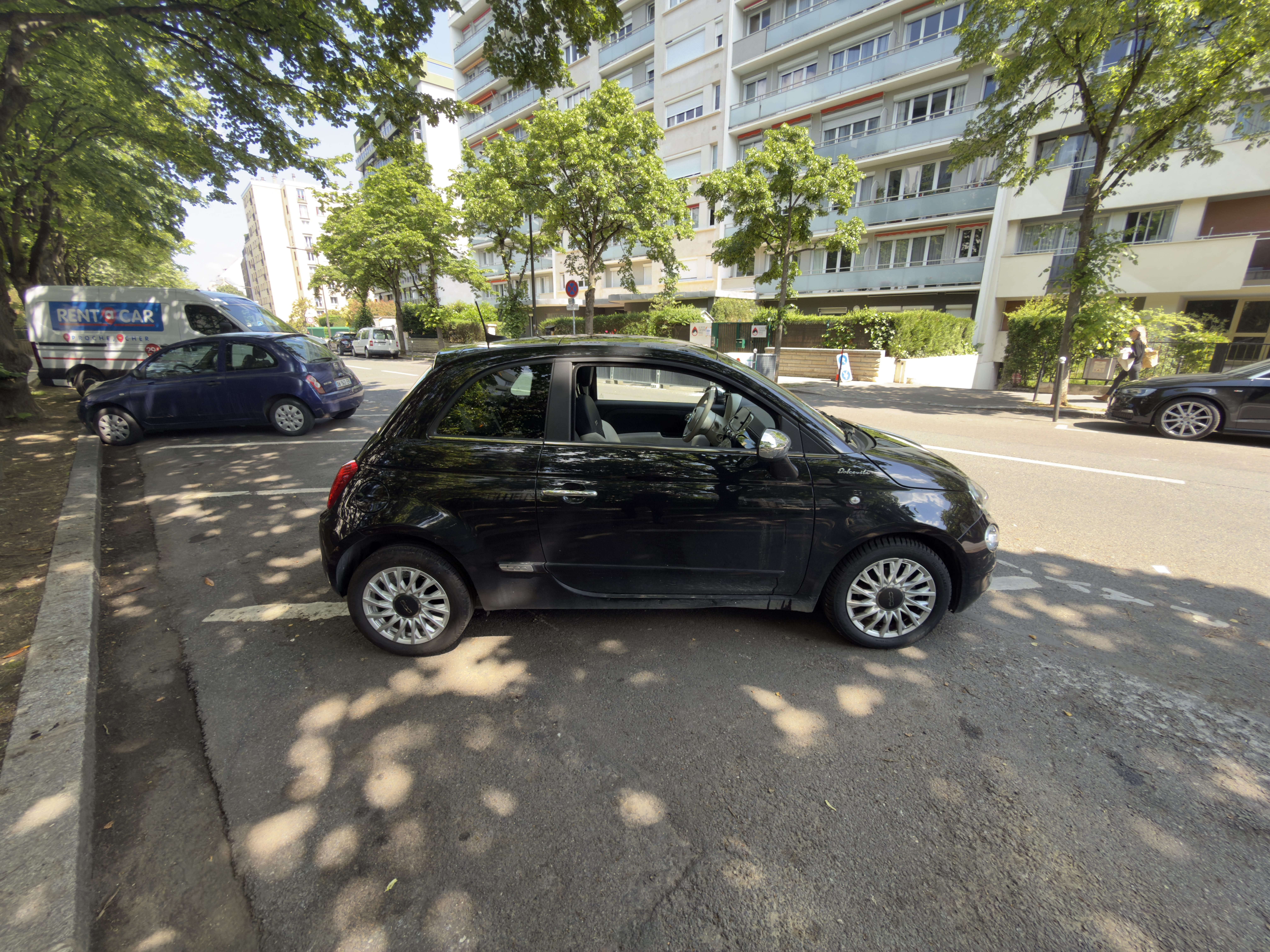 Fiat 500 C Hybride avec Apple CarPlay