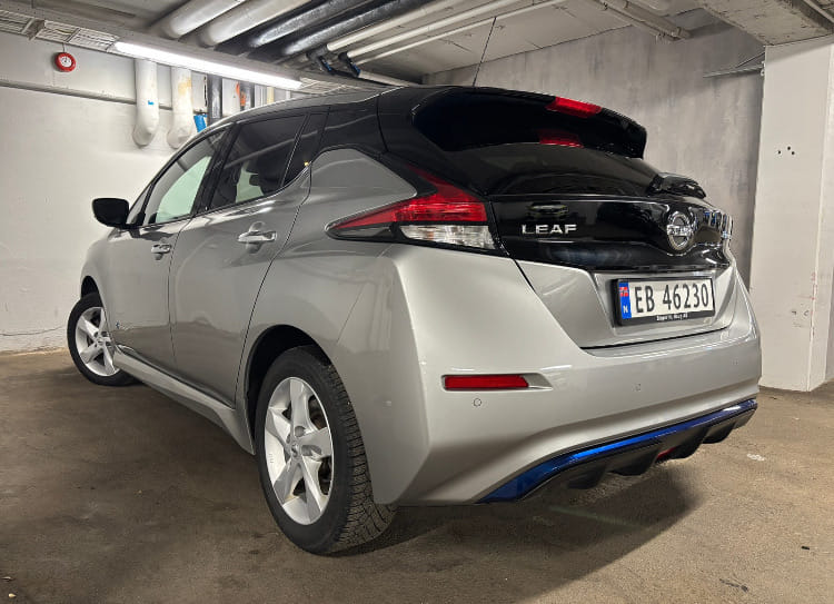 Nissan Leaf med GPS