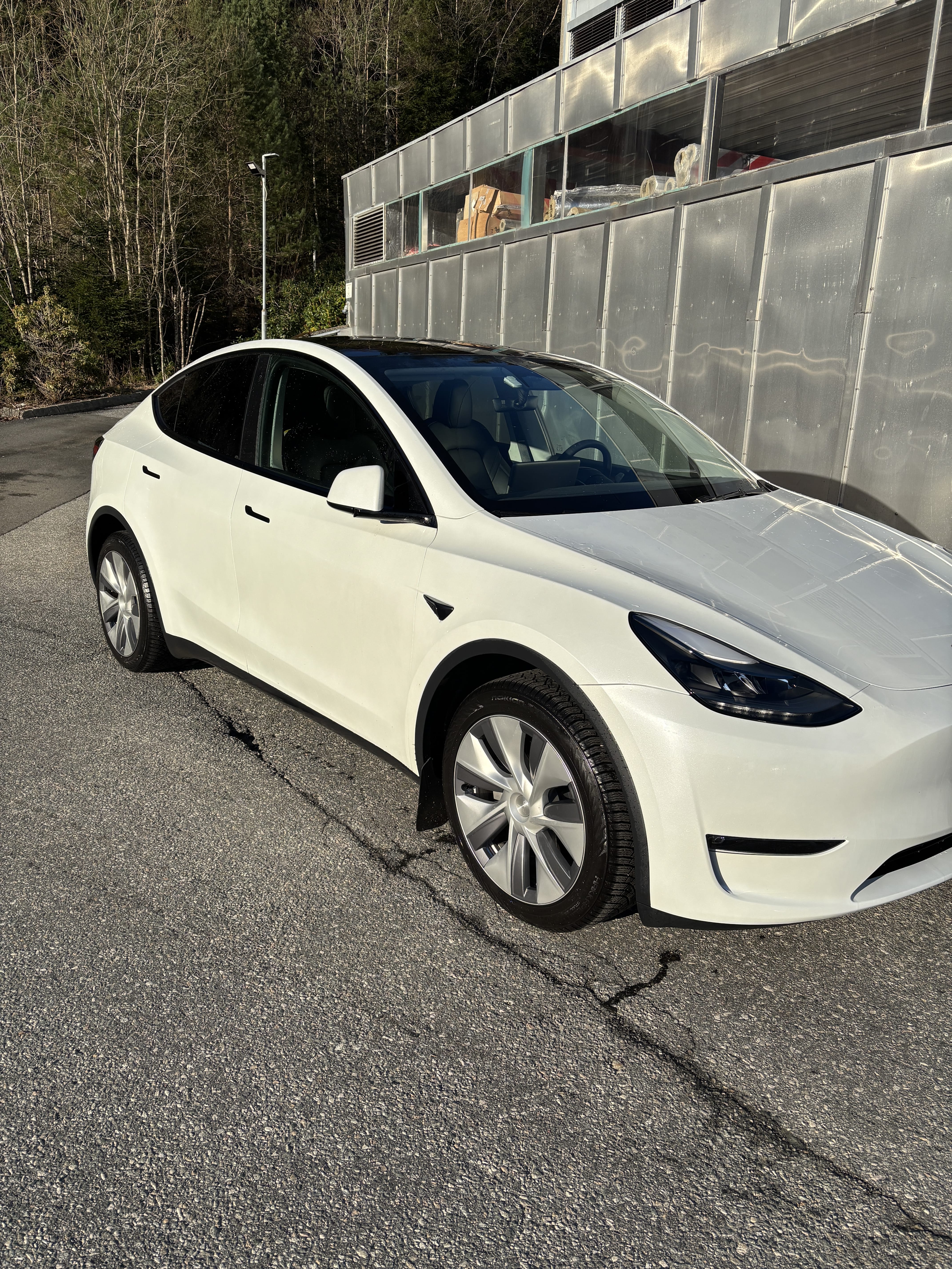 Tesla Model Y med GPS