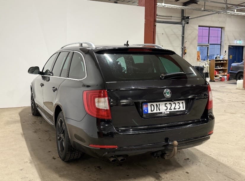 Skoda Superb med GPS