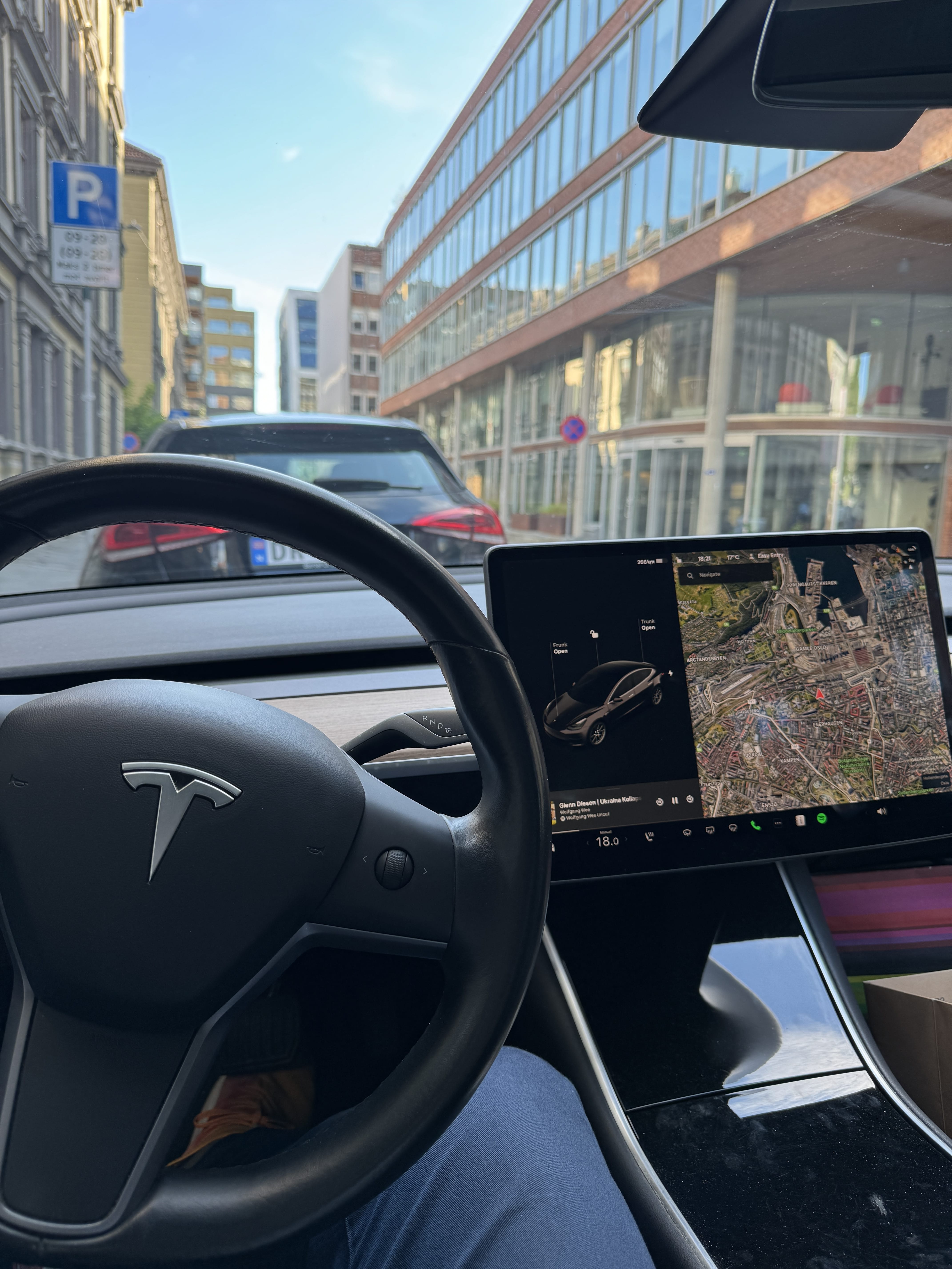 Tesla Model 3 Long Range med Cruisekontroll
