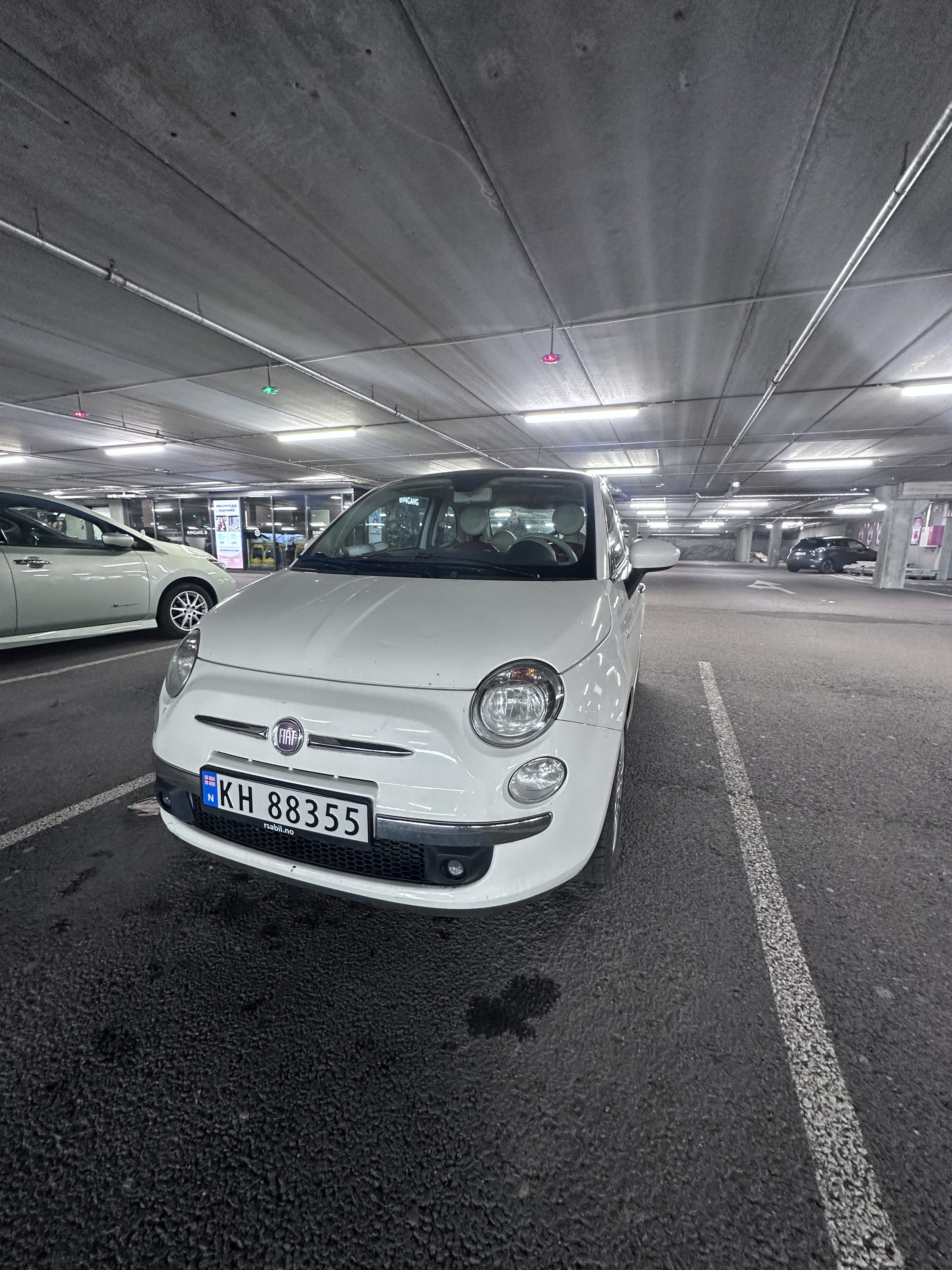 Fiat 500 med USB ladeuttak
