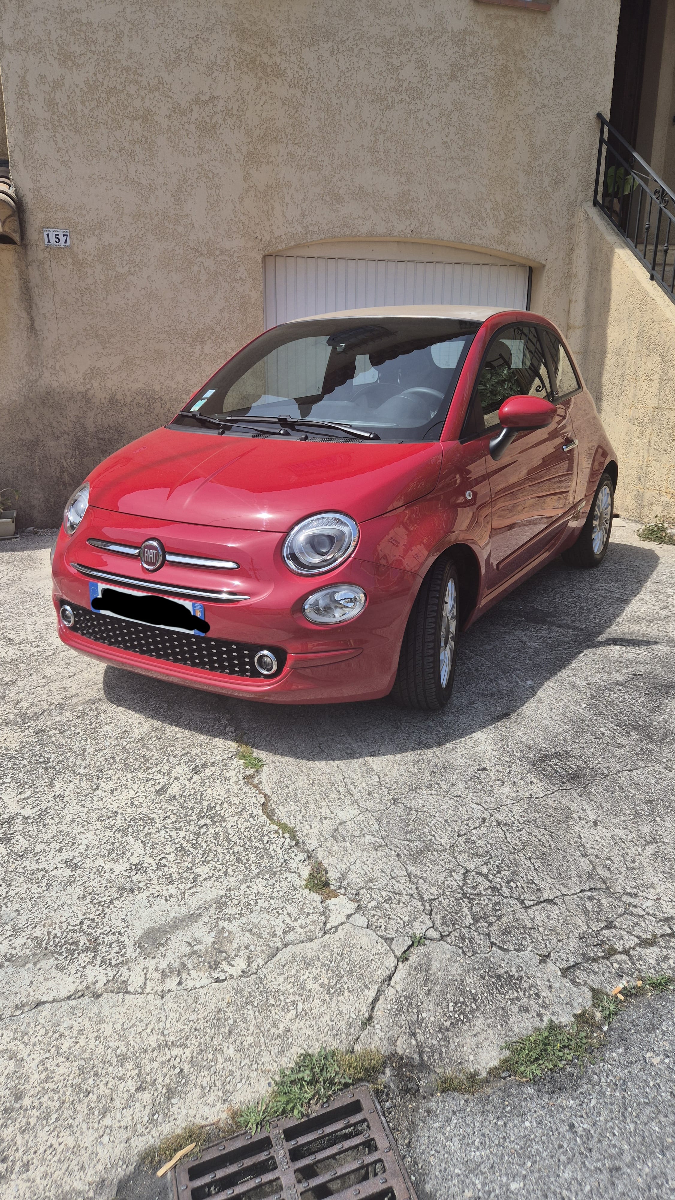 Fiat 500 C Hybride Cabriolet avec Port USB