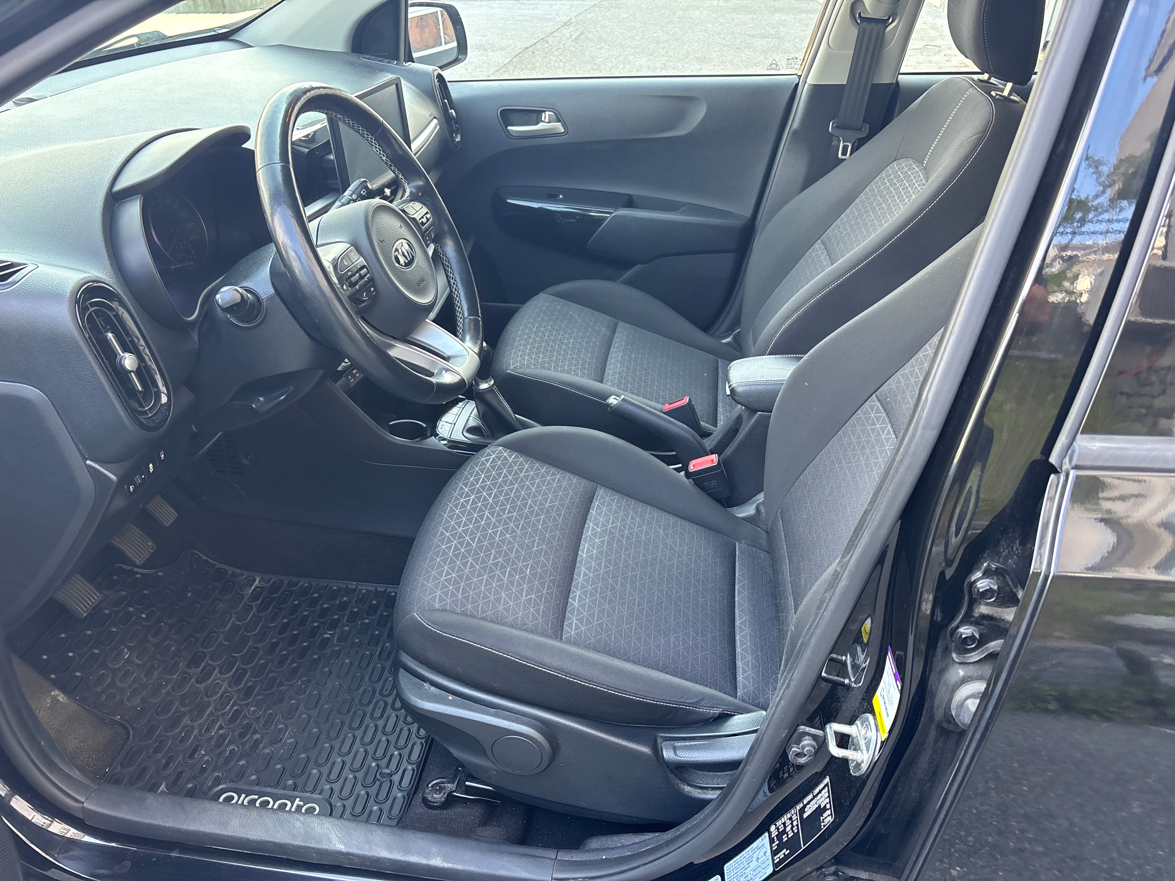 Kia Picanto Sort 5 dørs bil as