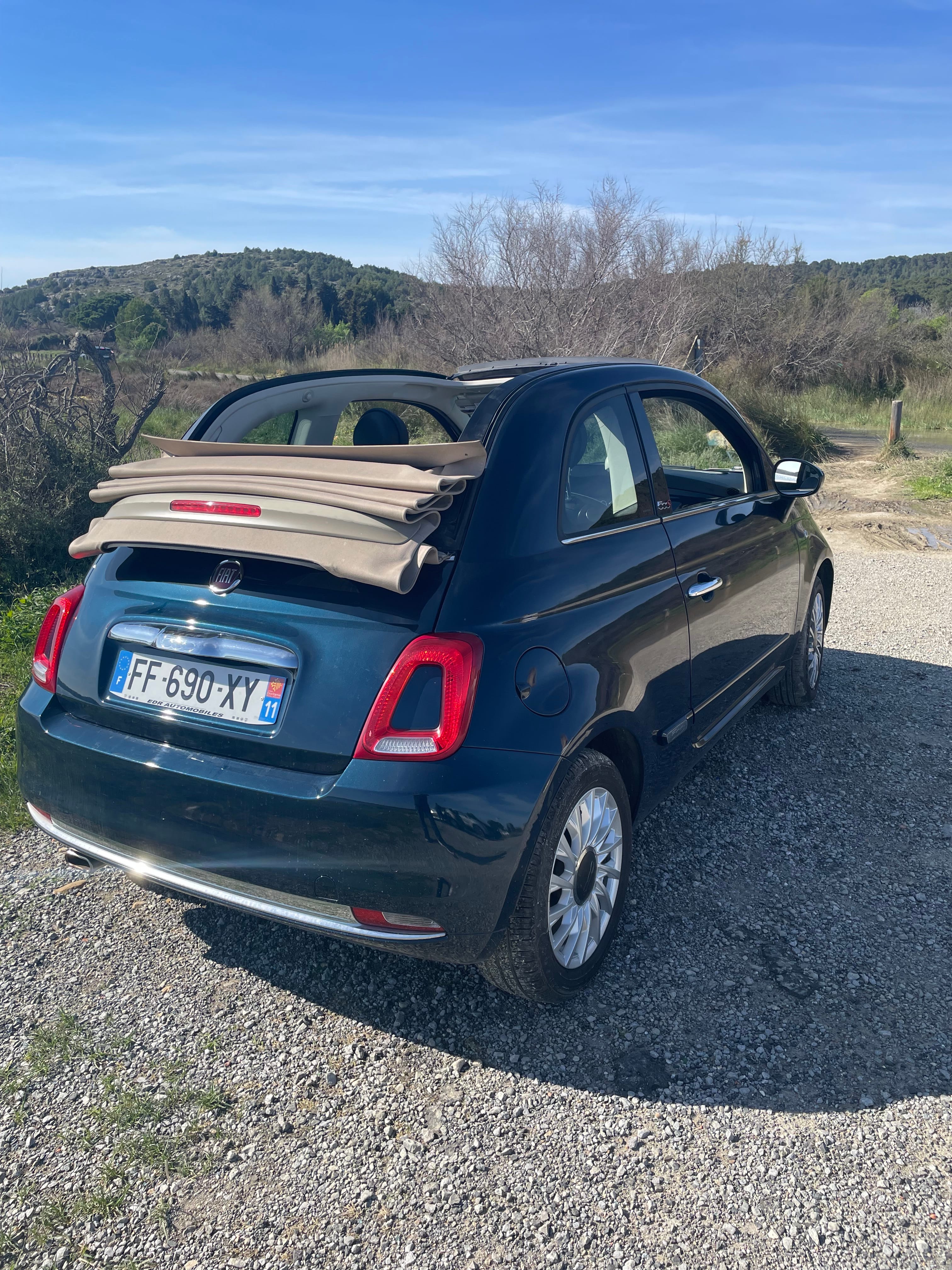 Fiat 500 C avec Apple CarPlay