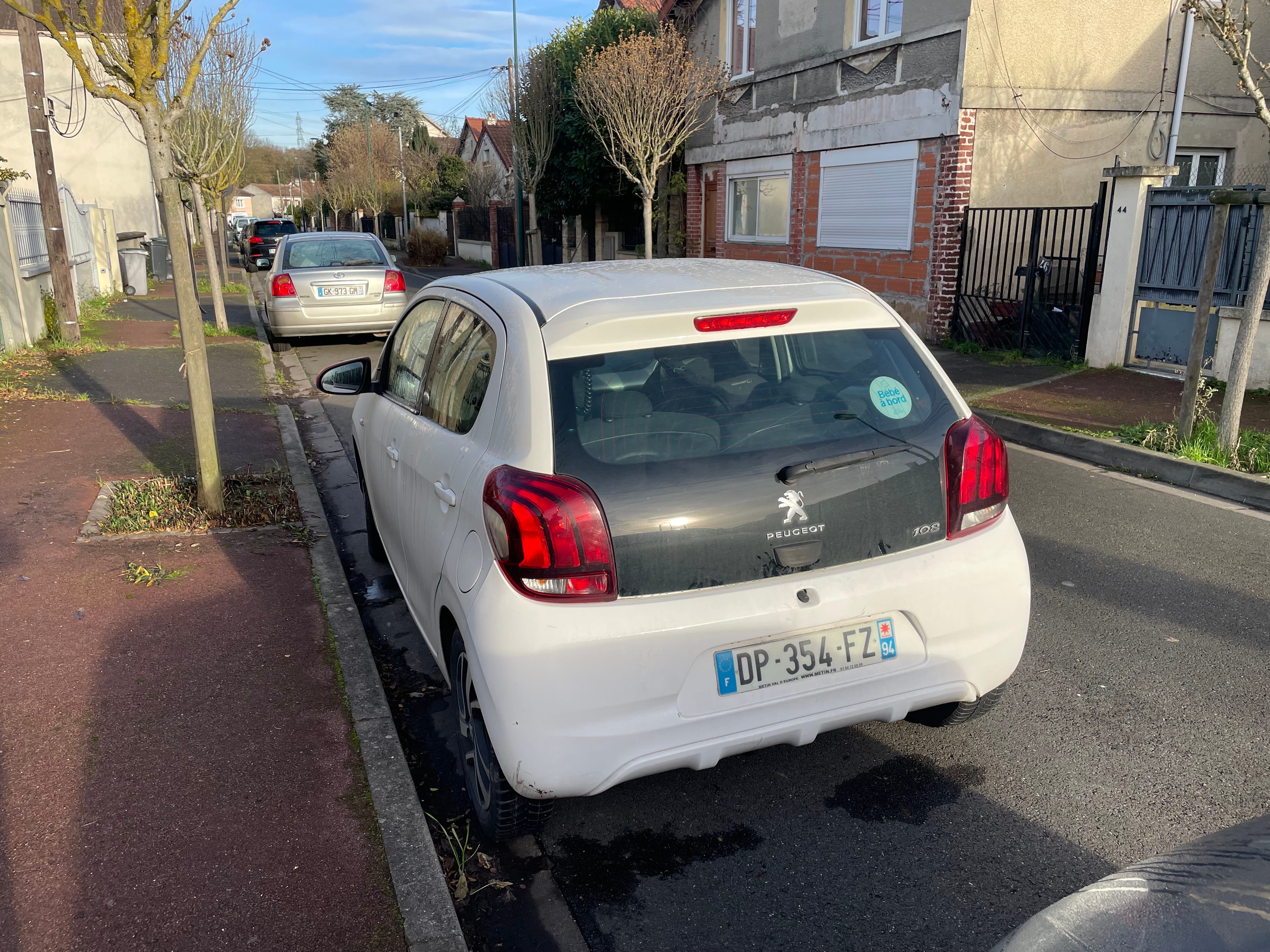 Peugeot 108 avec Régulateur de vitesse